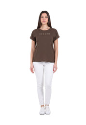 T-shirt Marrone Yes-zee