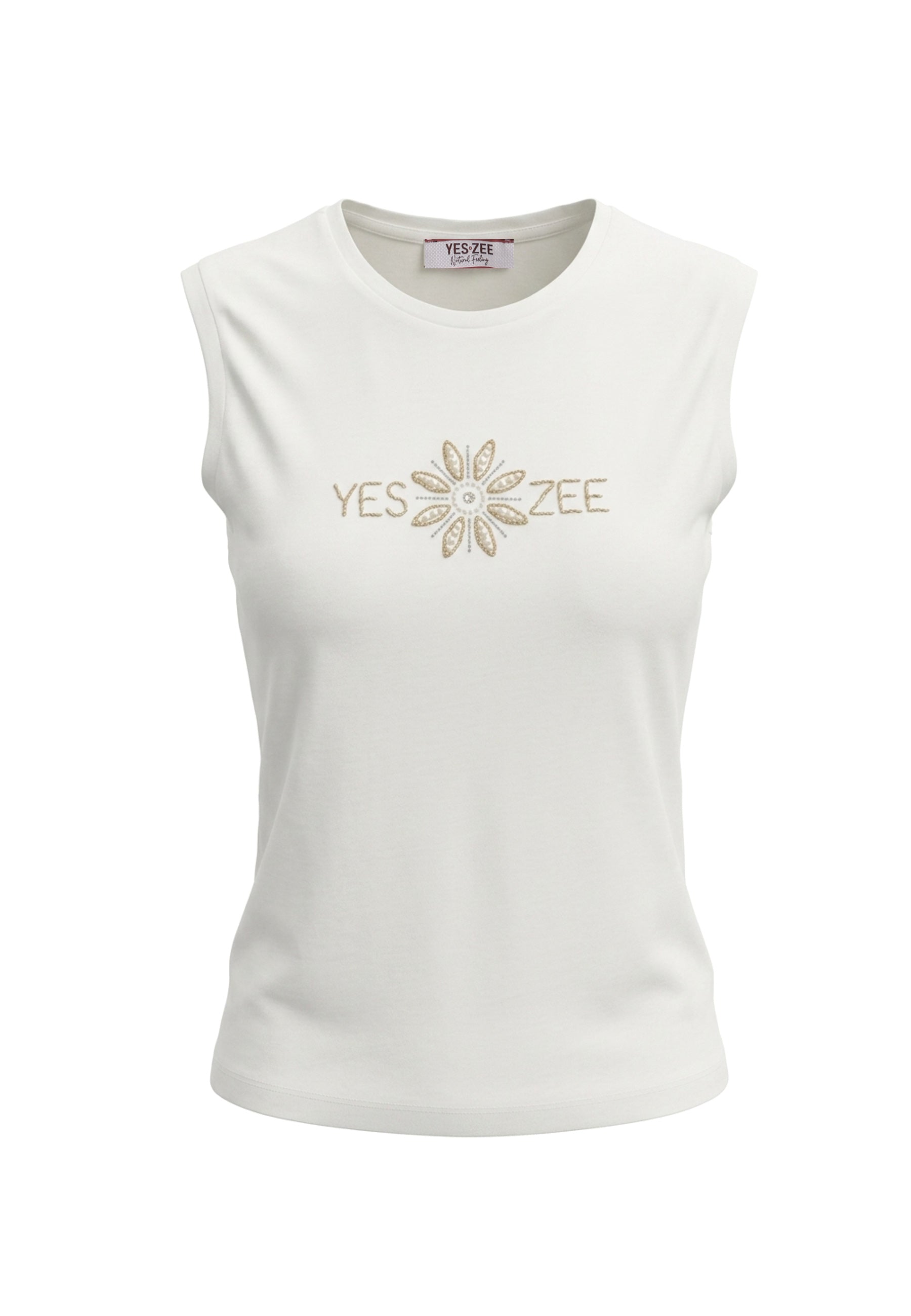 Top e canotte Bianco Yes-zee