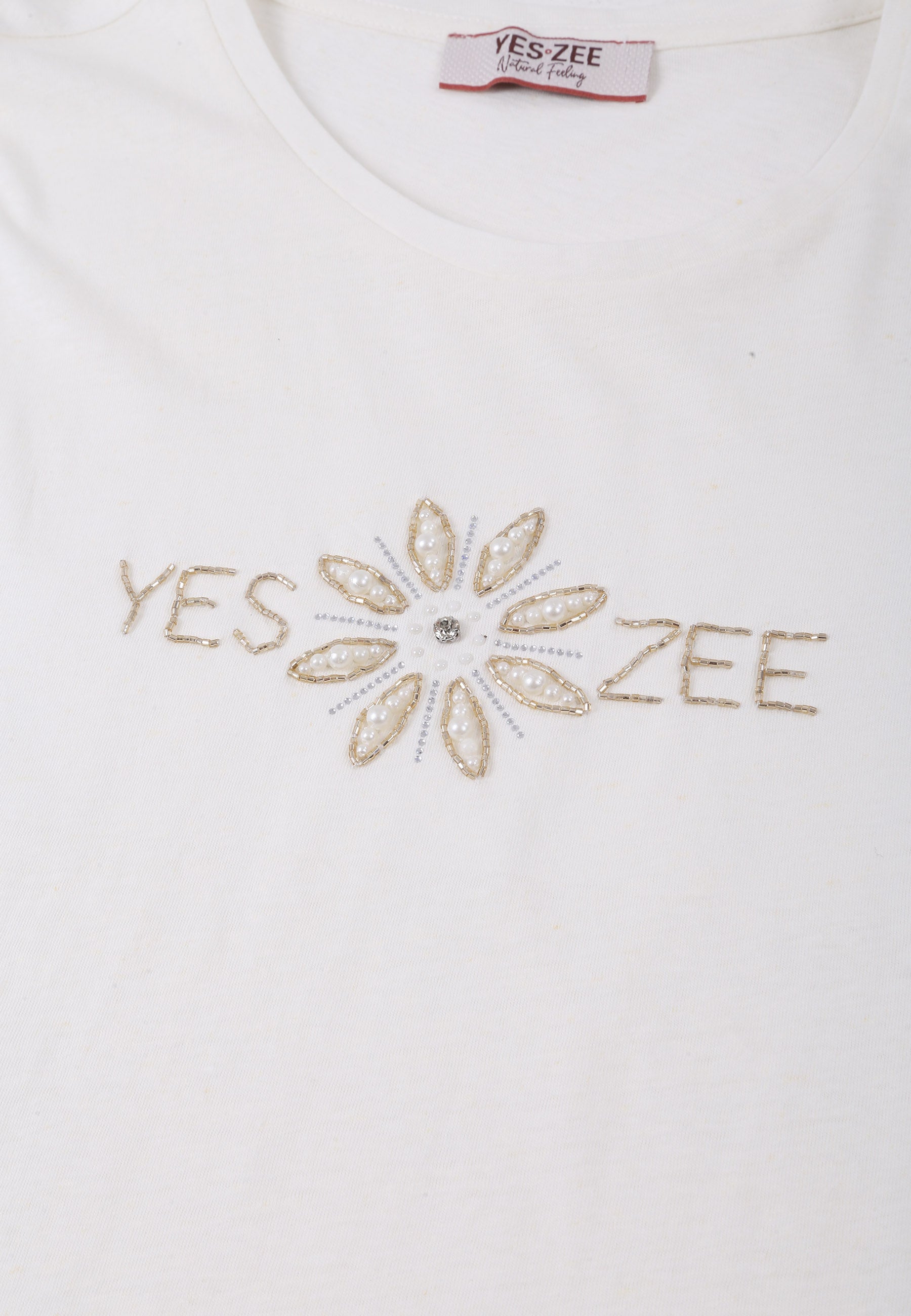 Top e canotte Bianco Yes-zee