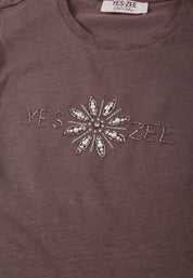 Top e canotte Marrone Yes-zee