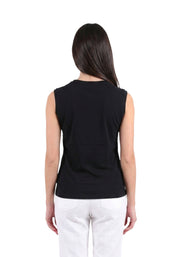 Top e canotte Nero Yes-zee