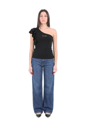 Top e canotte Nero Yes-zee