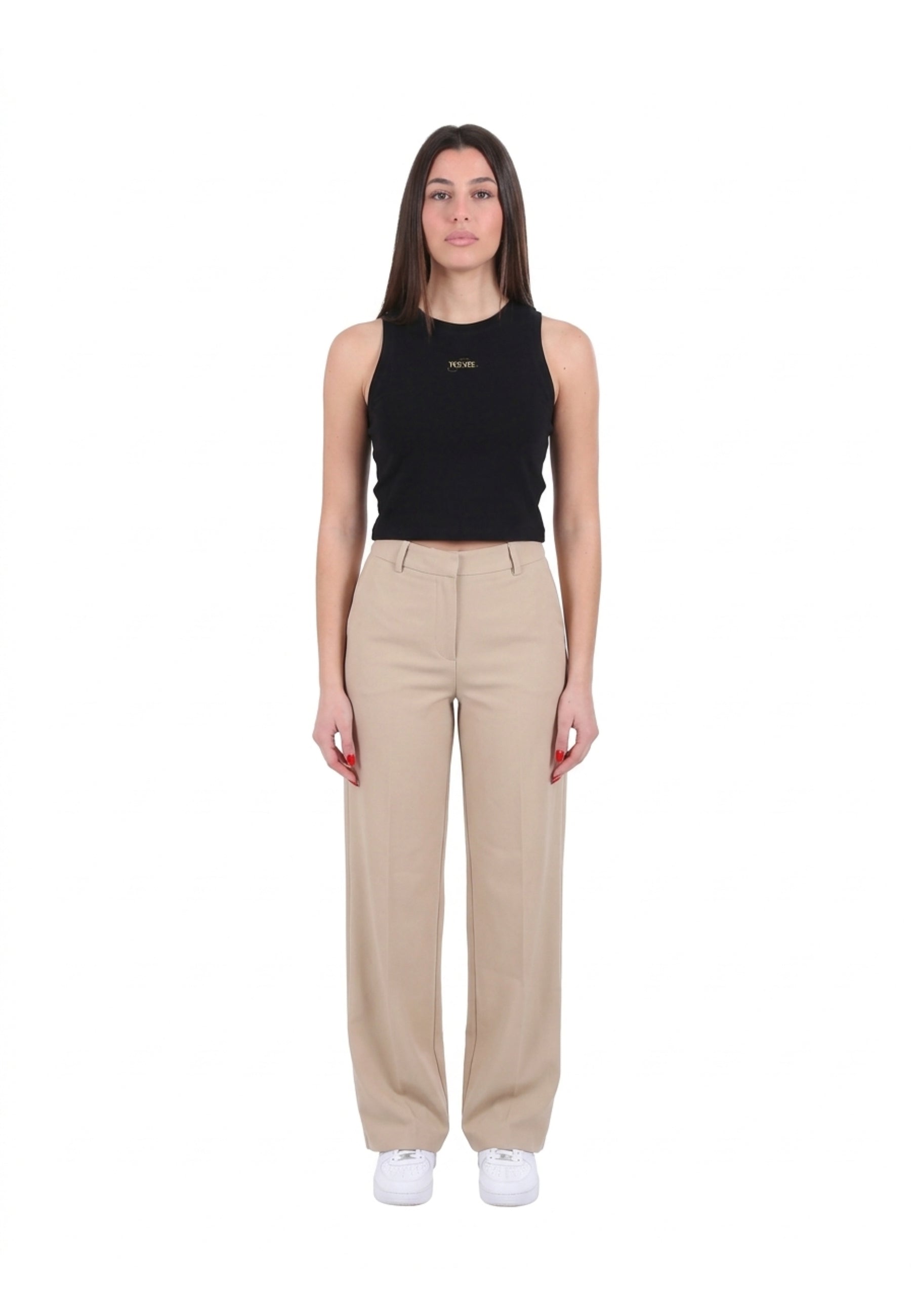 Top e canotte Nero Yes-zee