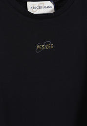 Top e canotte Nero Yes-zee