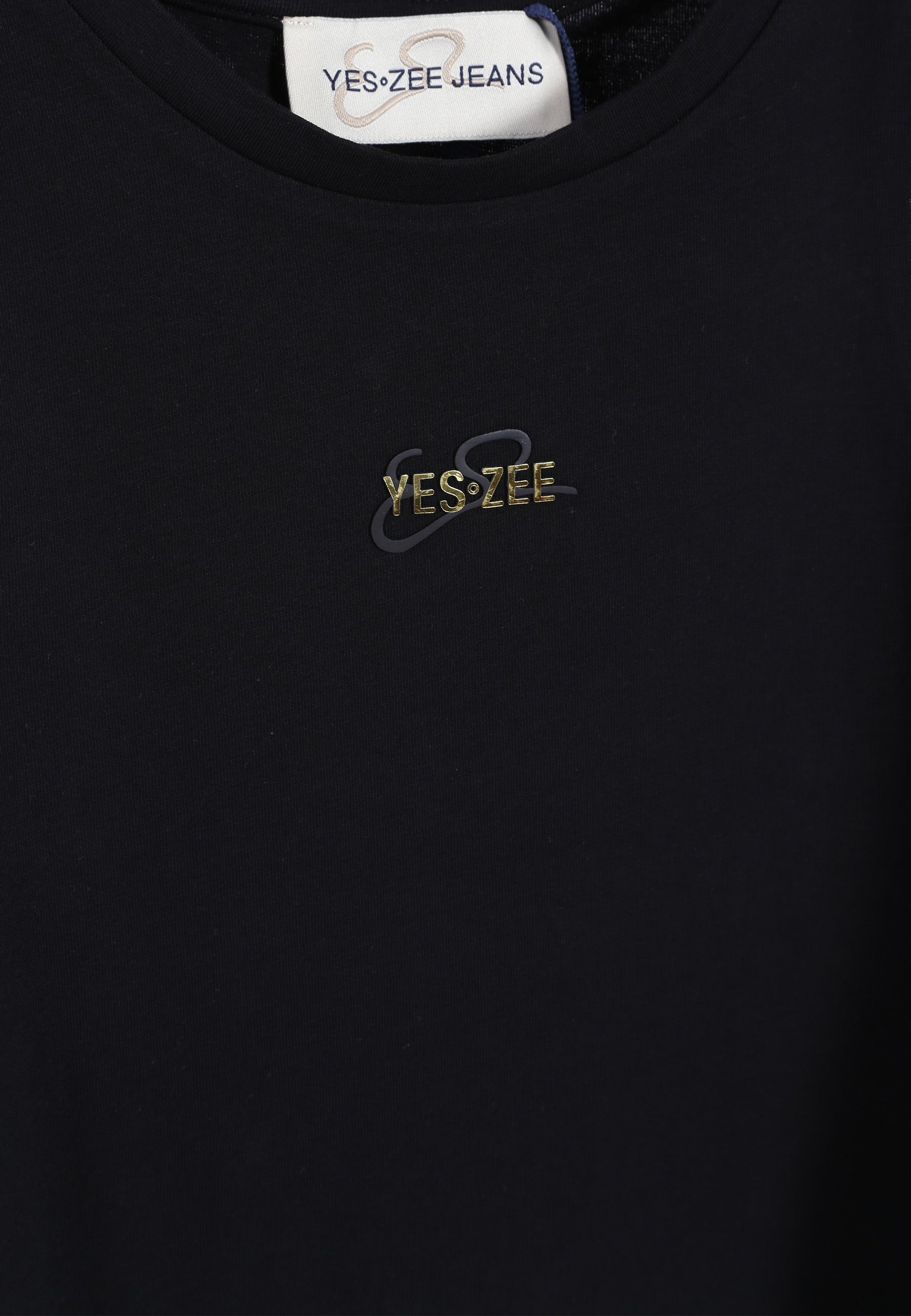 Top e canotte Nero Yes-zee