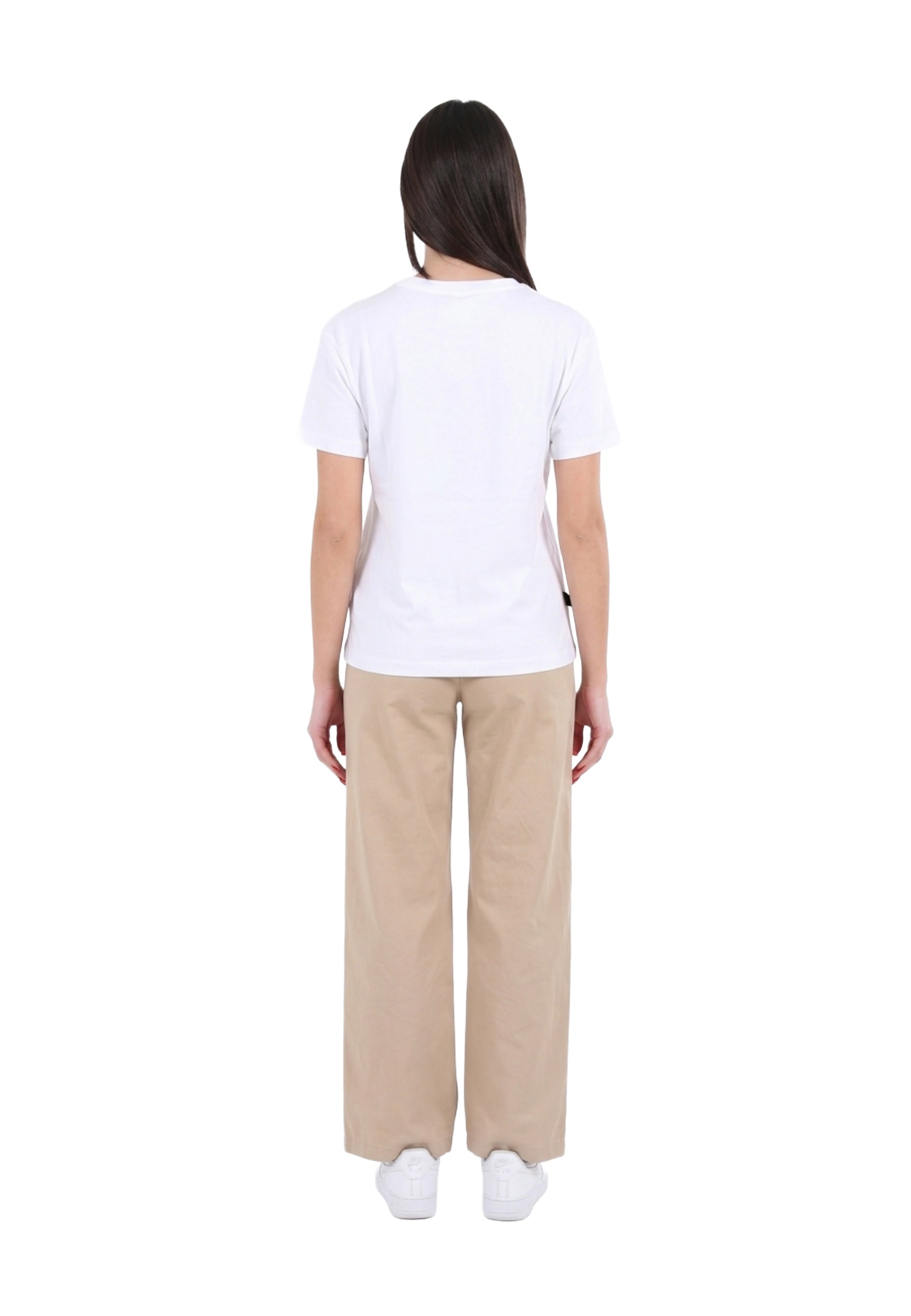 T-shirt Bianco Rosa Yes-zee