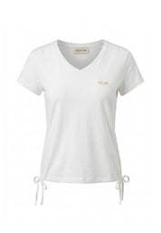 T-shirt Bianco/oro Yes-zee