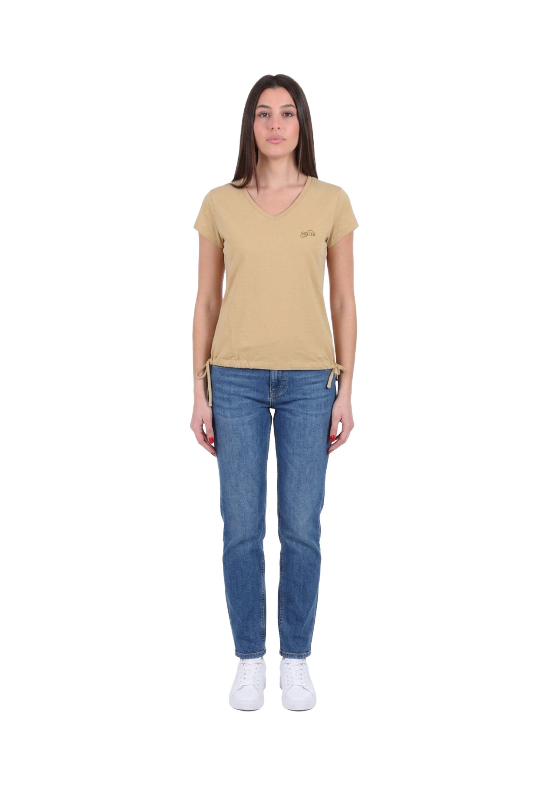 T-shirt Beige Yes-zee