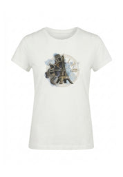 T-shirt Bianco Blu Yes-zee