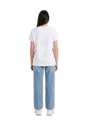 T-shirt Bianco Blu Yes-zee