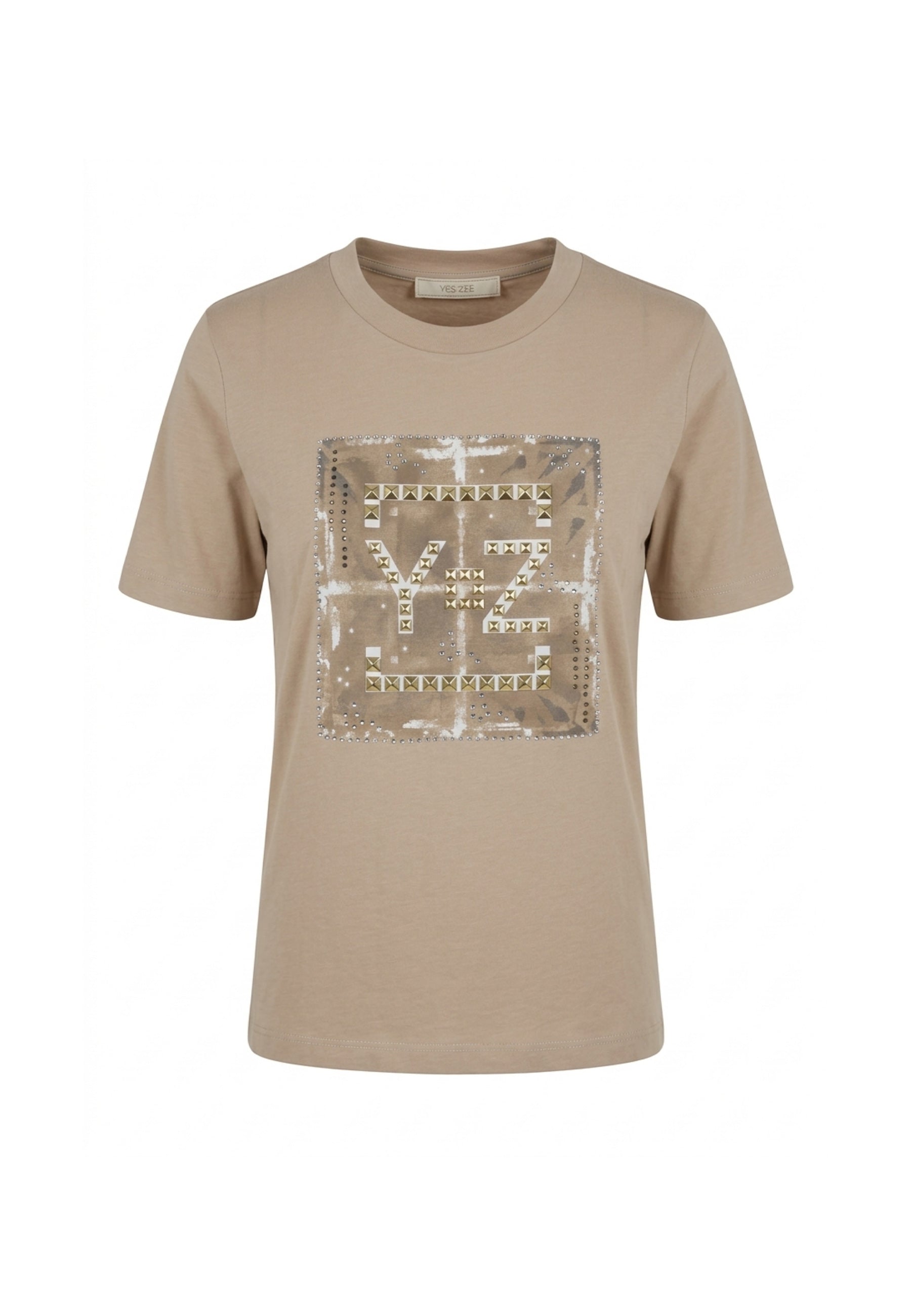 T-shirt Beige Yes-zee