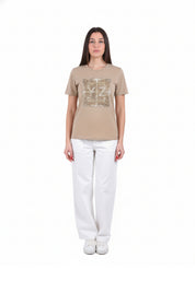 T-shirt Beige Yes-zee