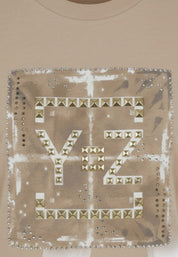 T-shirt Beige Yes-zee
