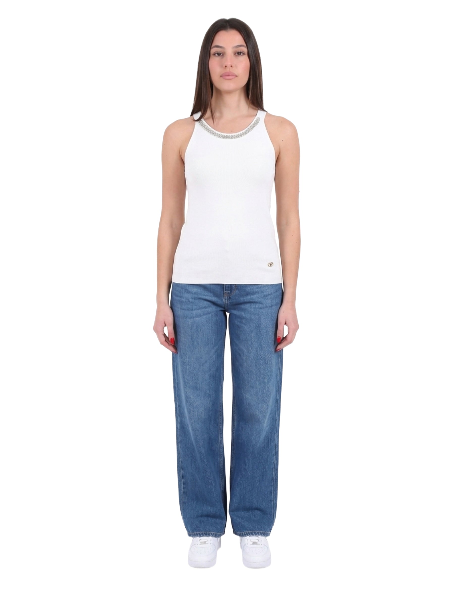 Top e canotte Bianco Yes-zee