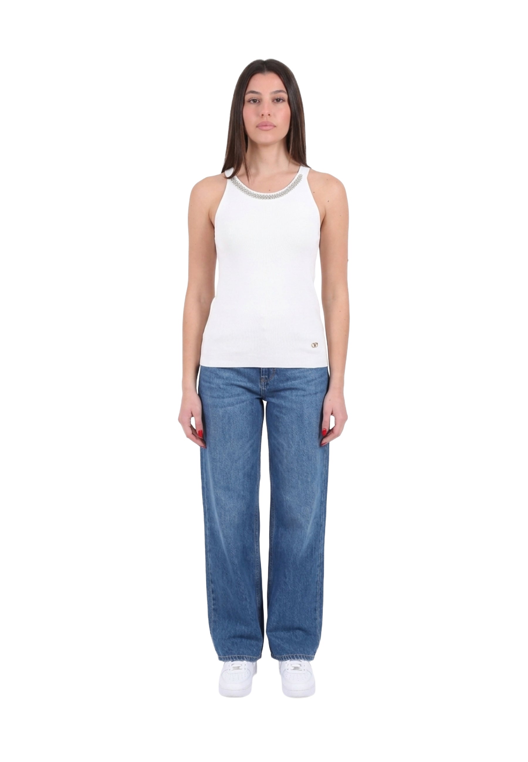 Top e canotte Bianco Yes-zee