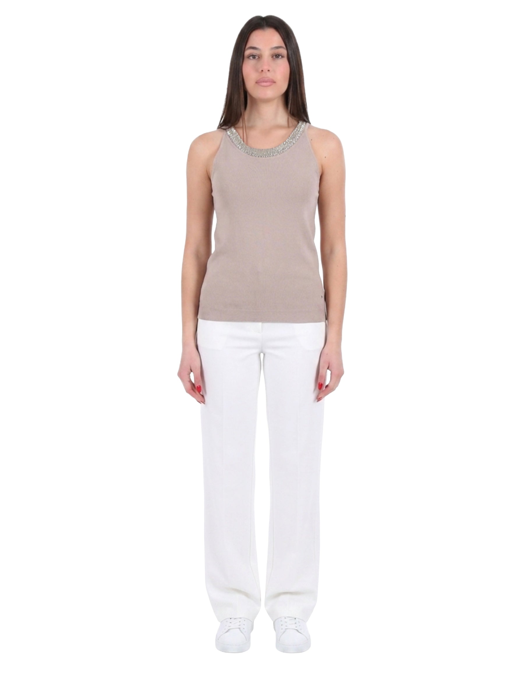 Top e canotte Beige Yes-zee
