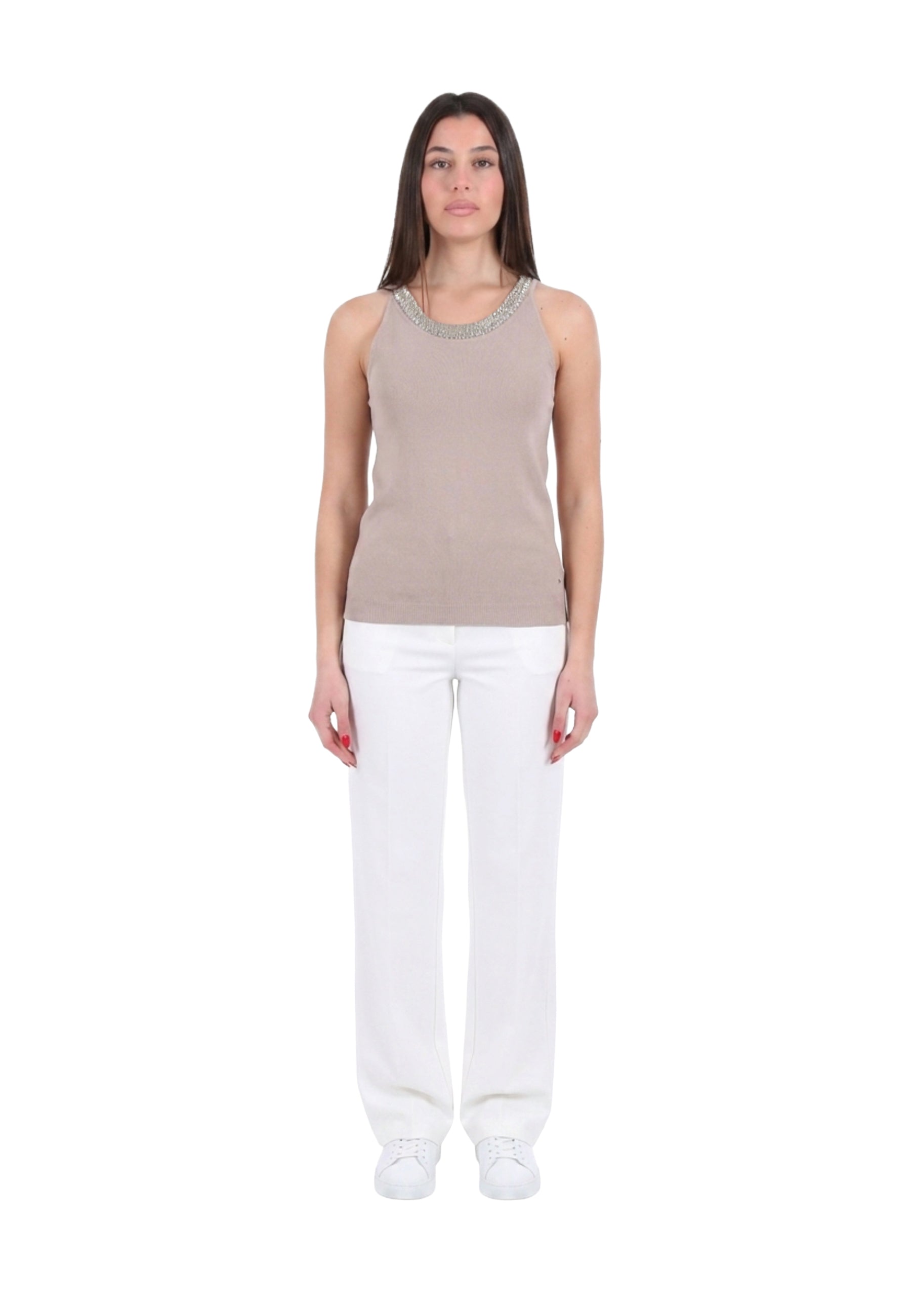 Top e canotte Beige Yes-zee