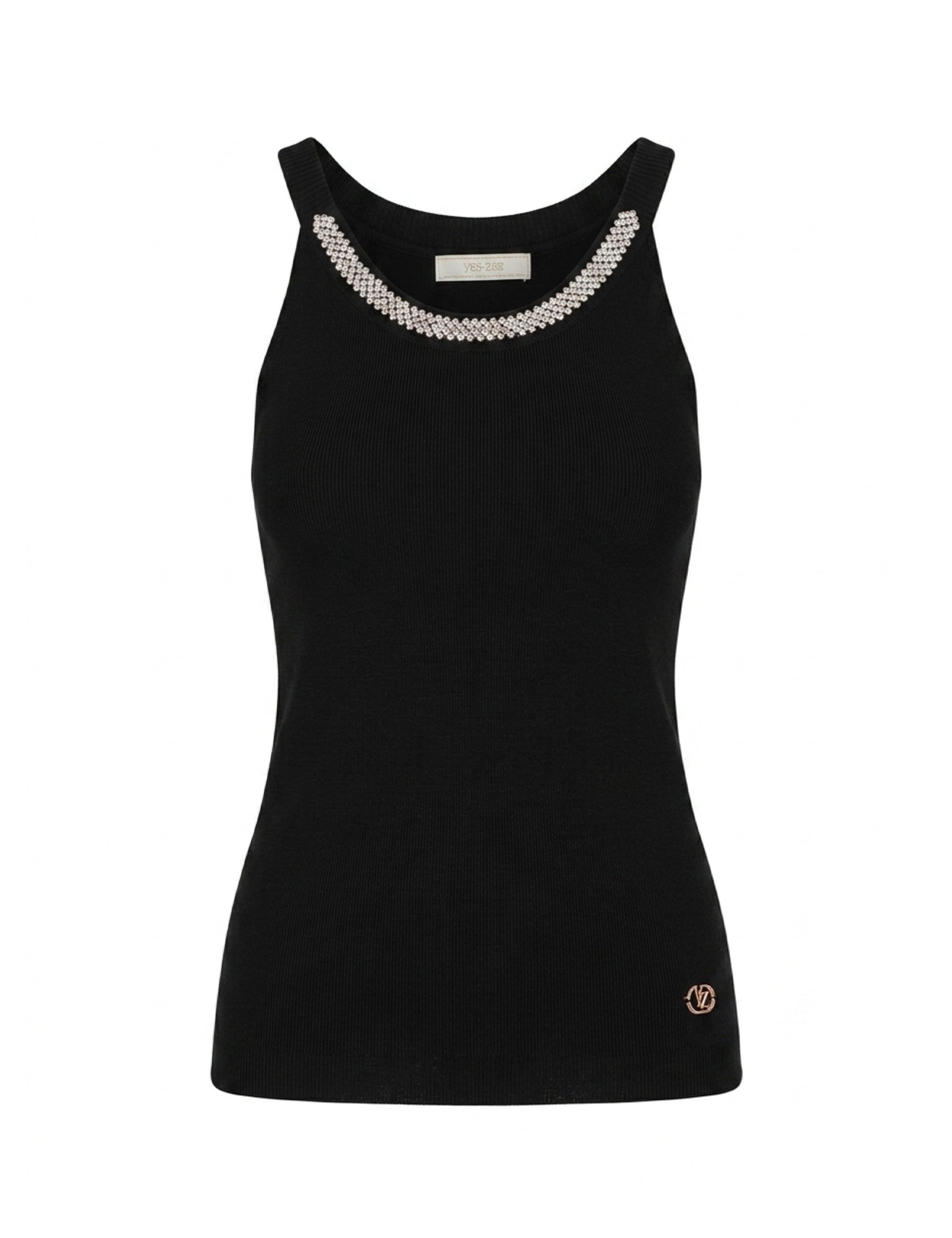 Top e canotte Nero Yes-zee