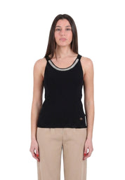 Top e canotte Nero Yes-zee