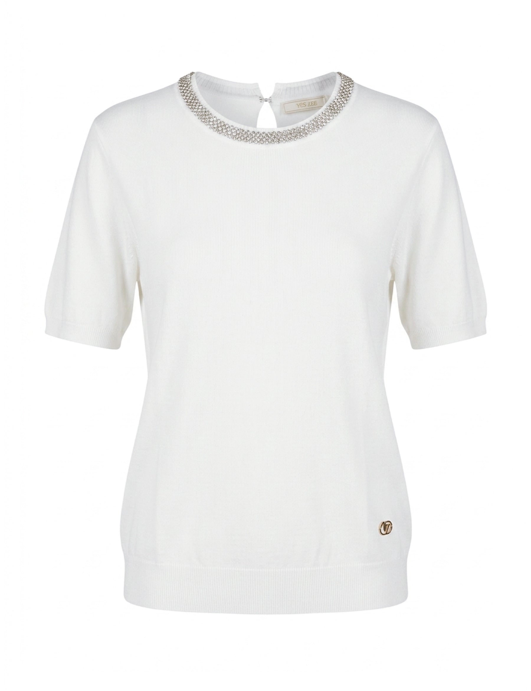 T-shirt Bianco Yes-zee