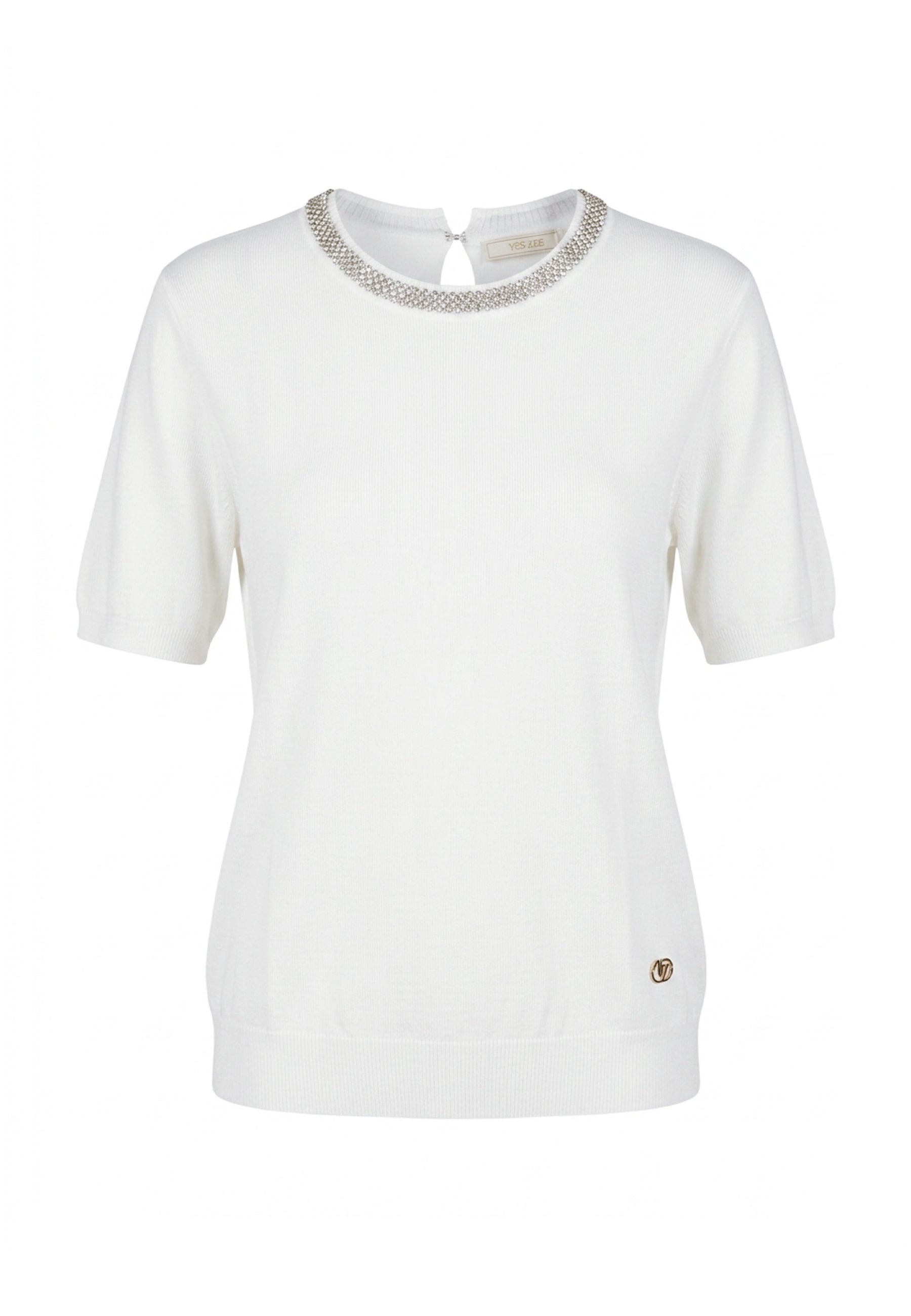 T-shirt Bianco Yes-zee