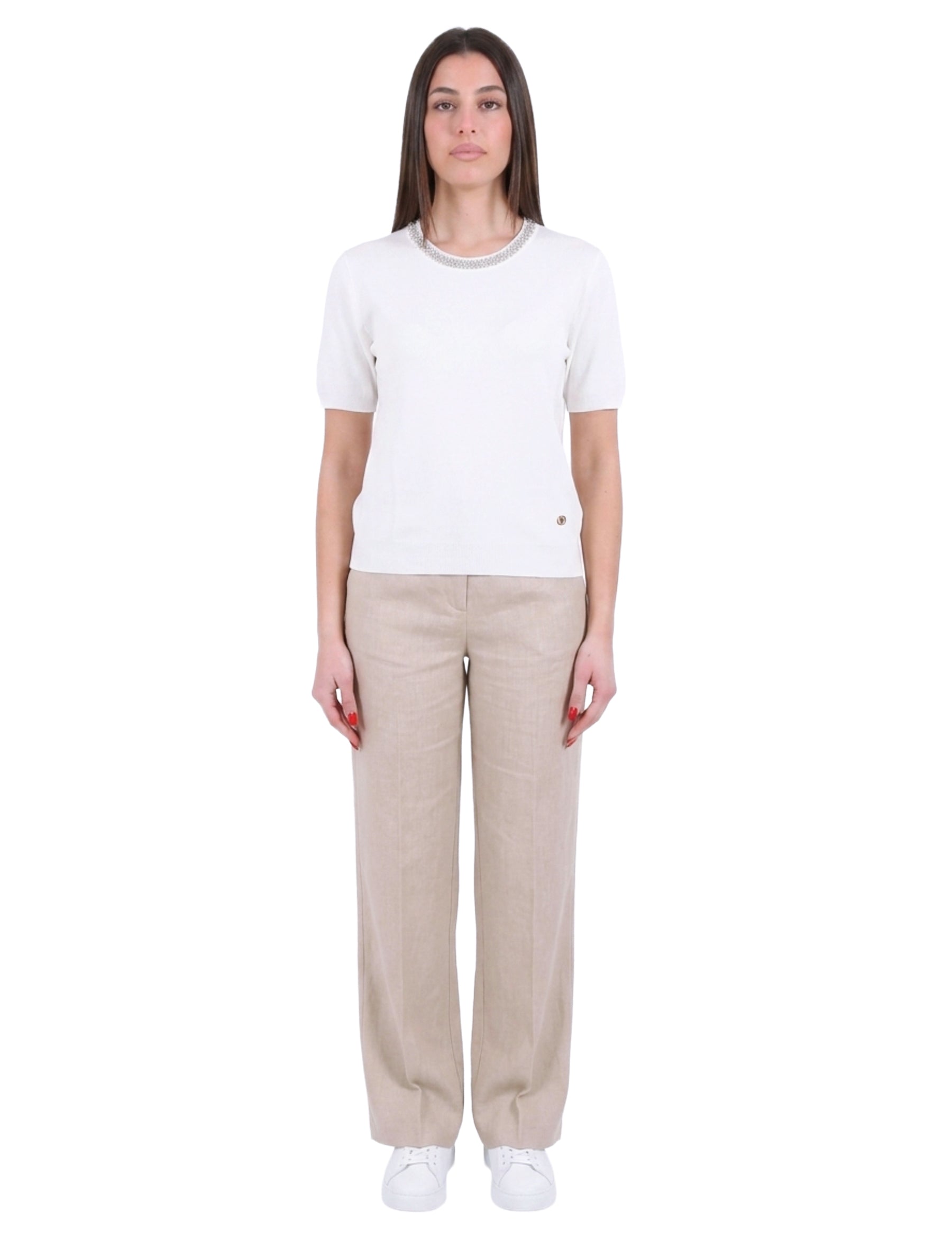 T-shirt Bianco Yes-zee