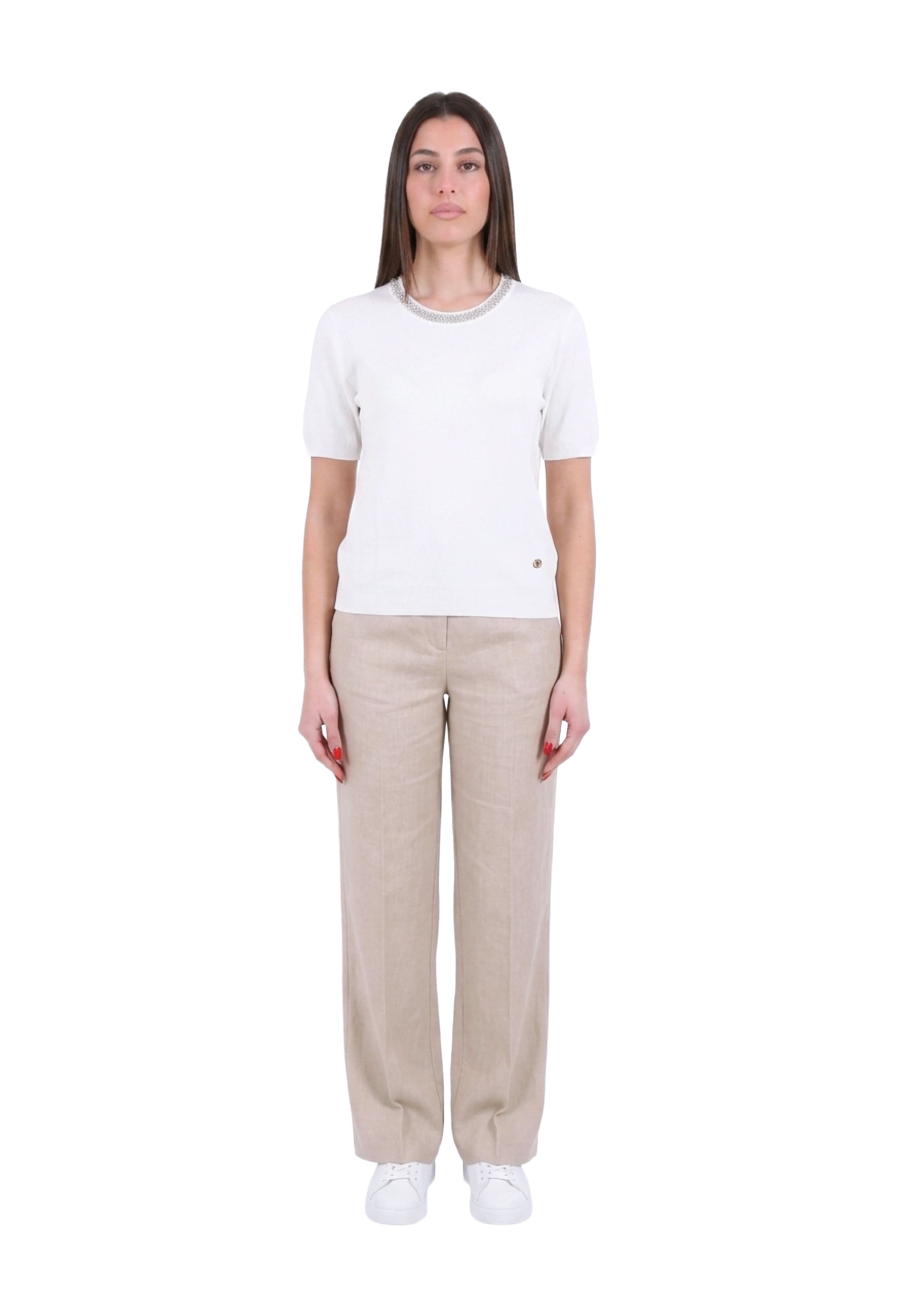 T-shirt Bianco Yes-zee