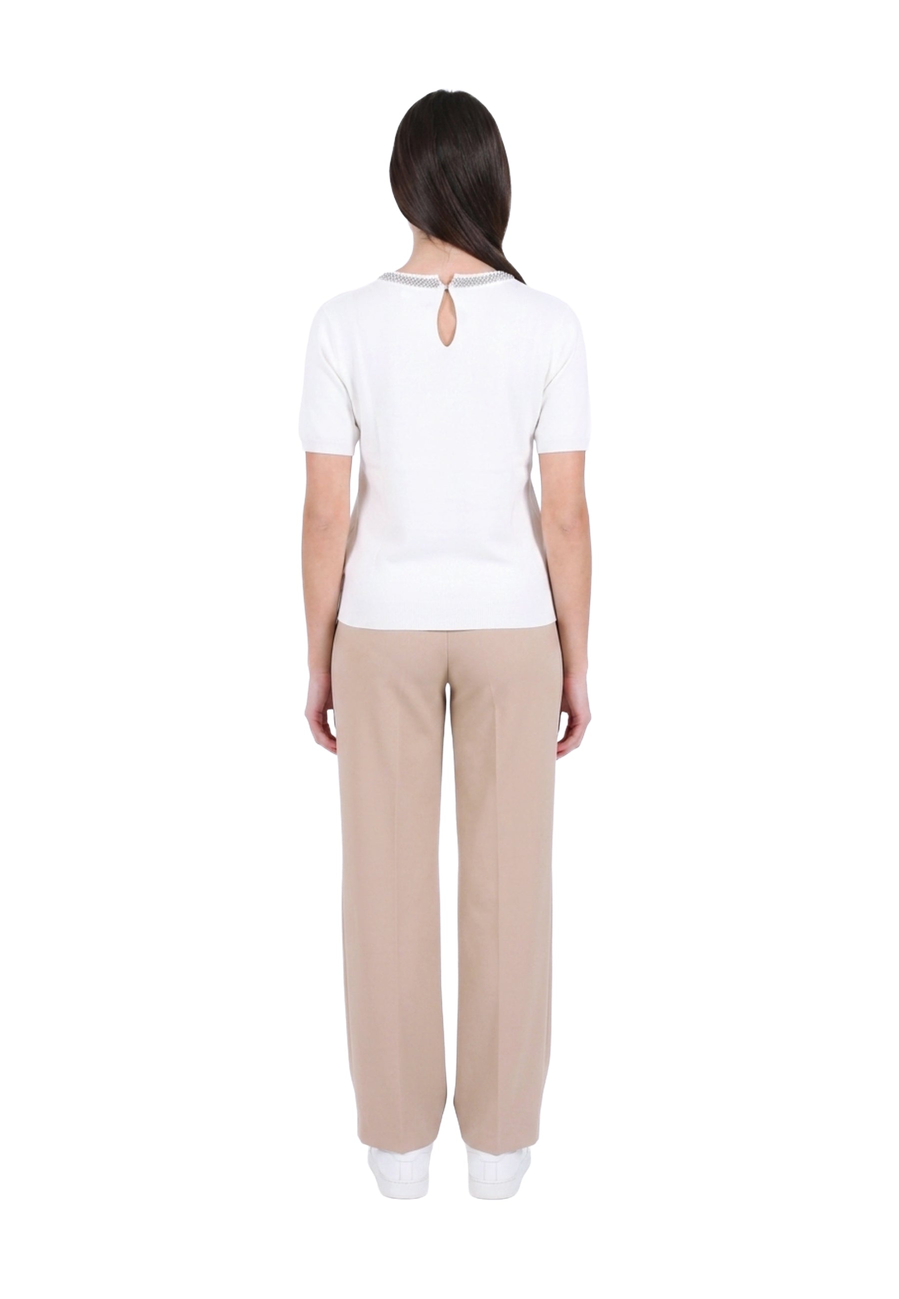 T-shirt Bianco Yes-zee