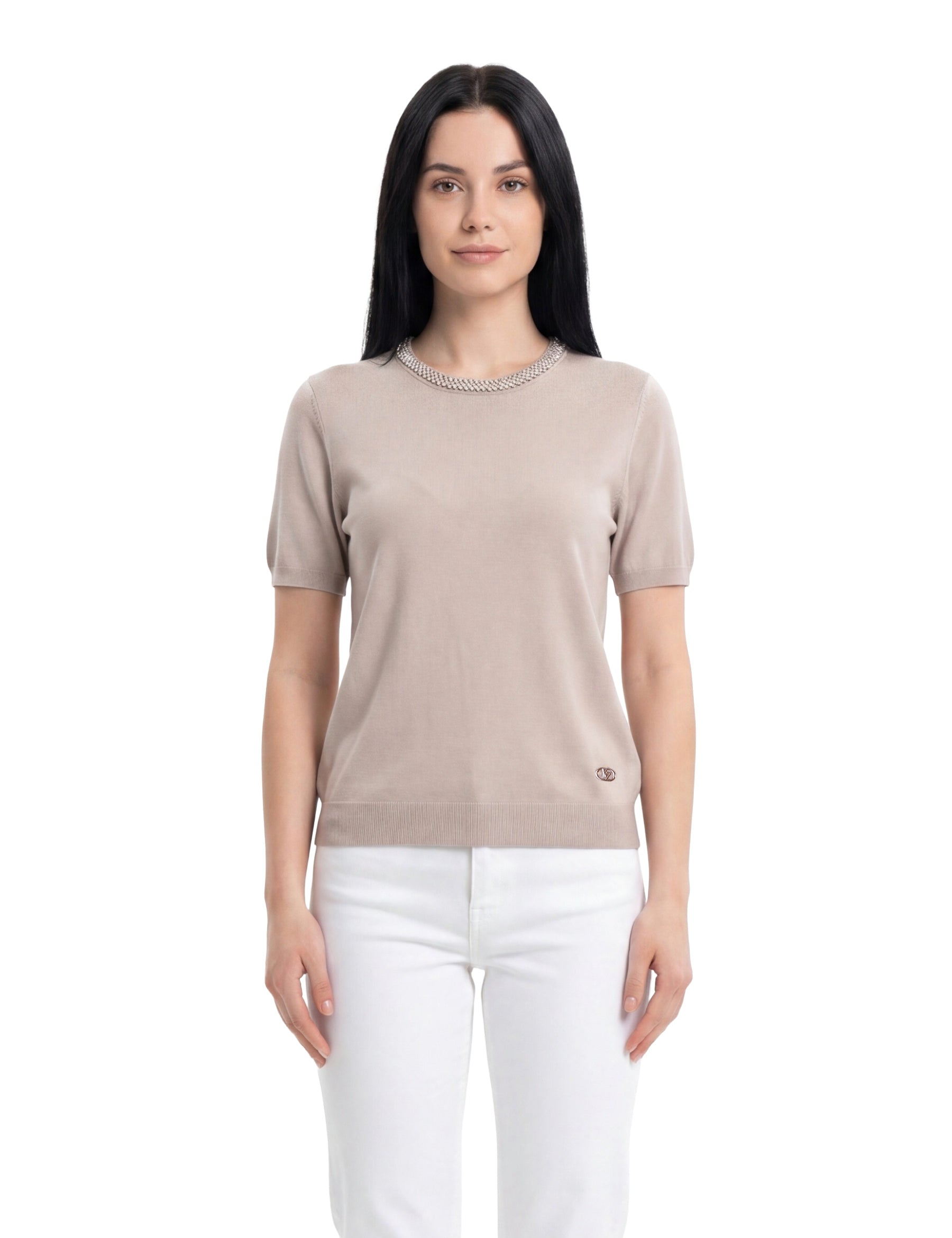 T-shirt Beige Yes-zee
