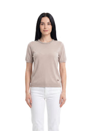 T-shirt Beige Yes-zee