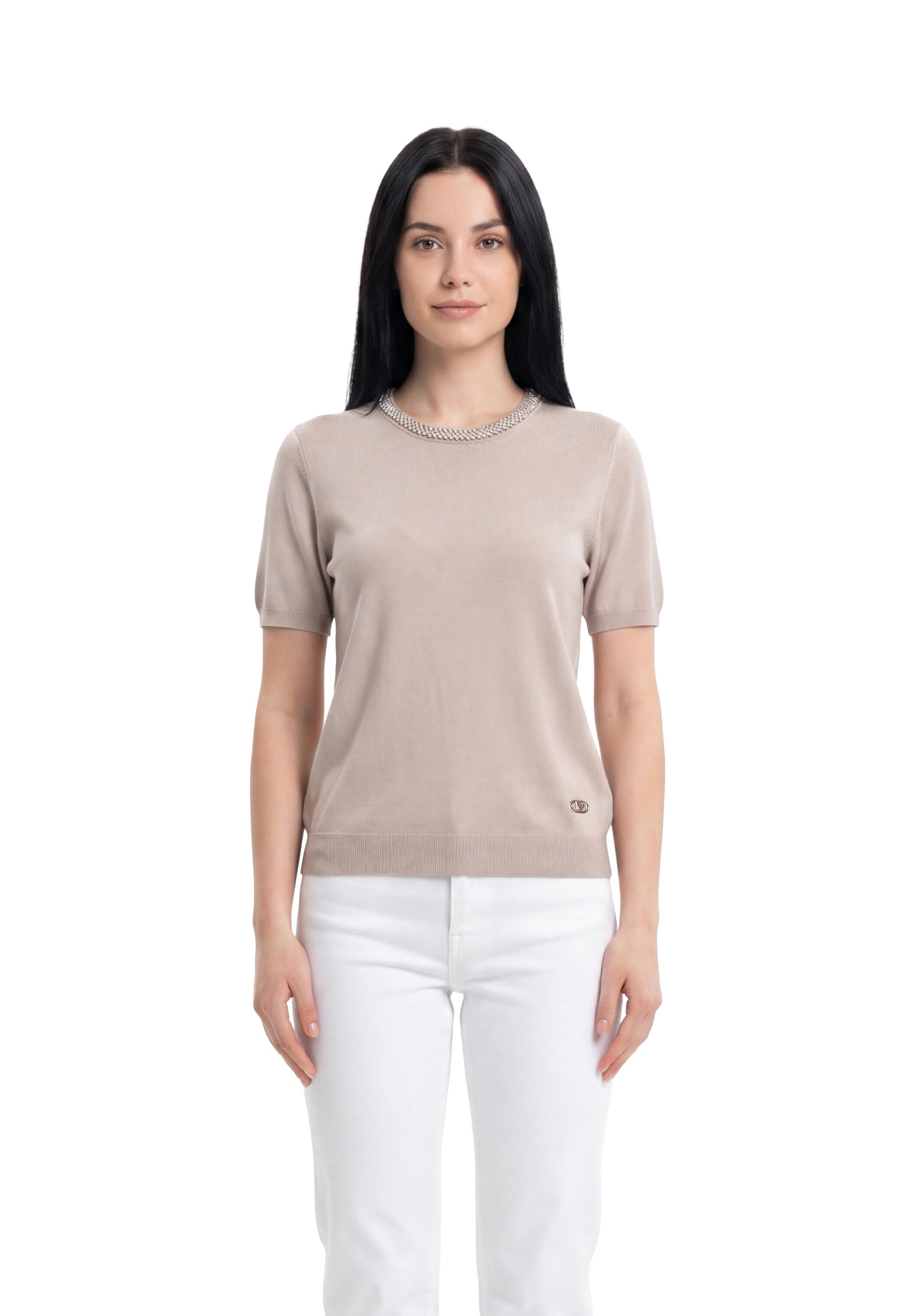 T-shirt Beige Yes-zee