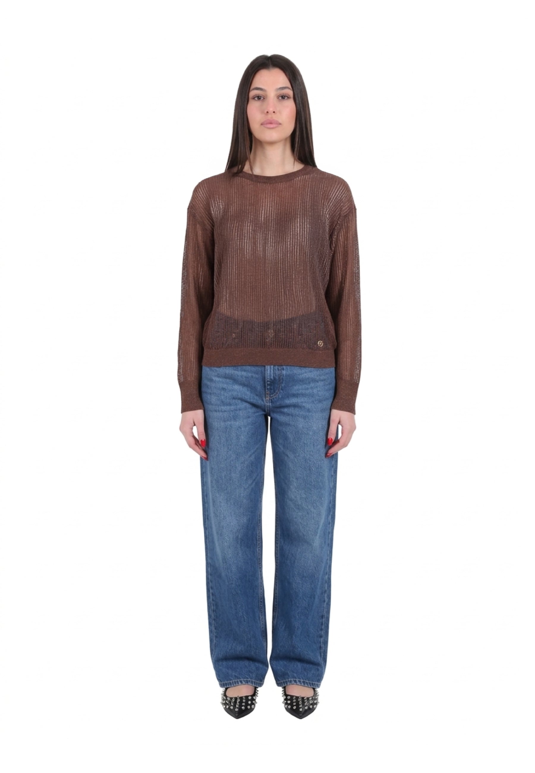 Maglioncini Marrone Yes-zee