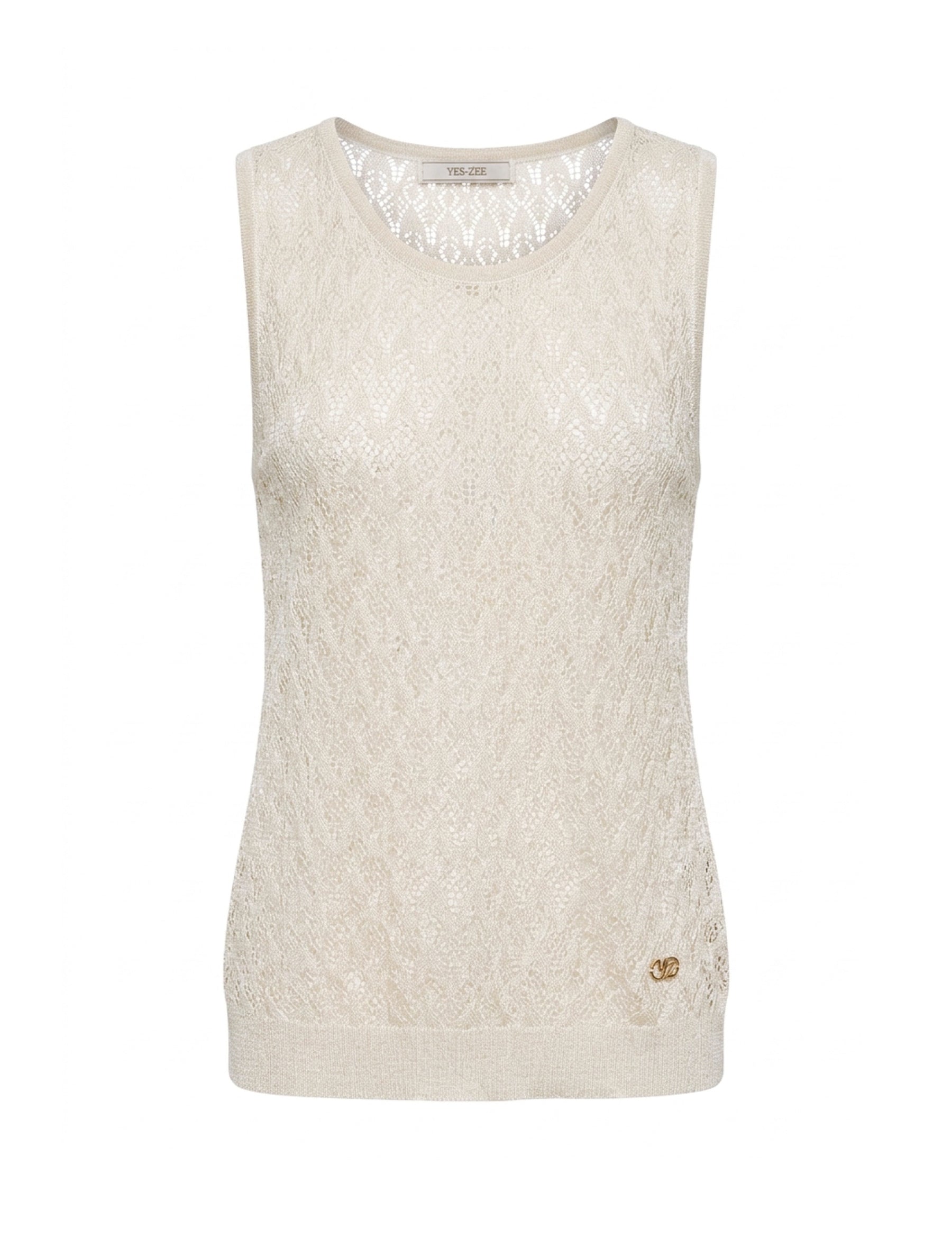 Top e canotte Bianco Yes-zee