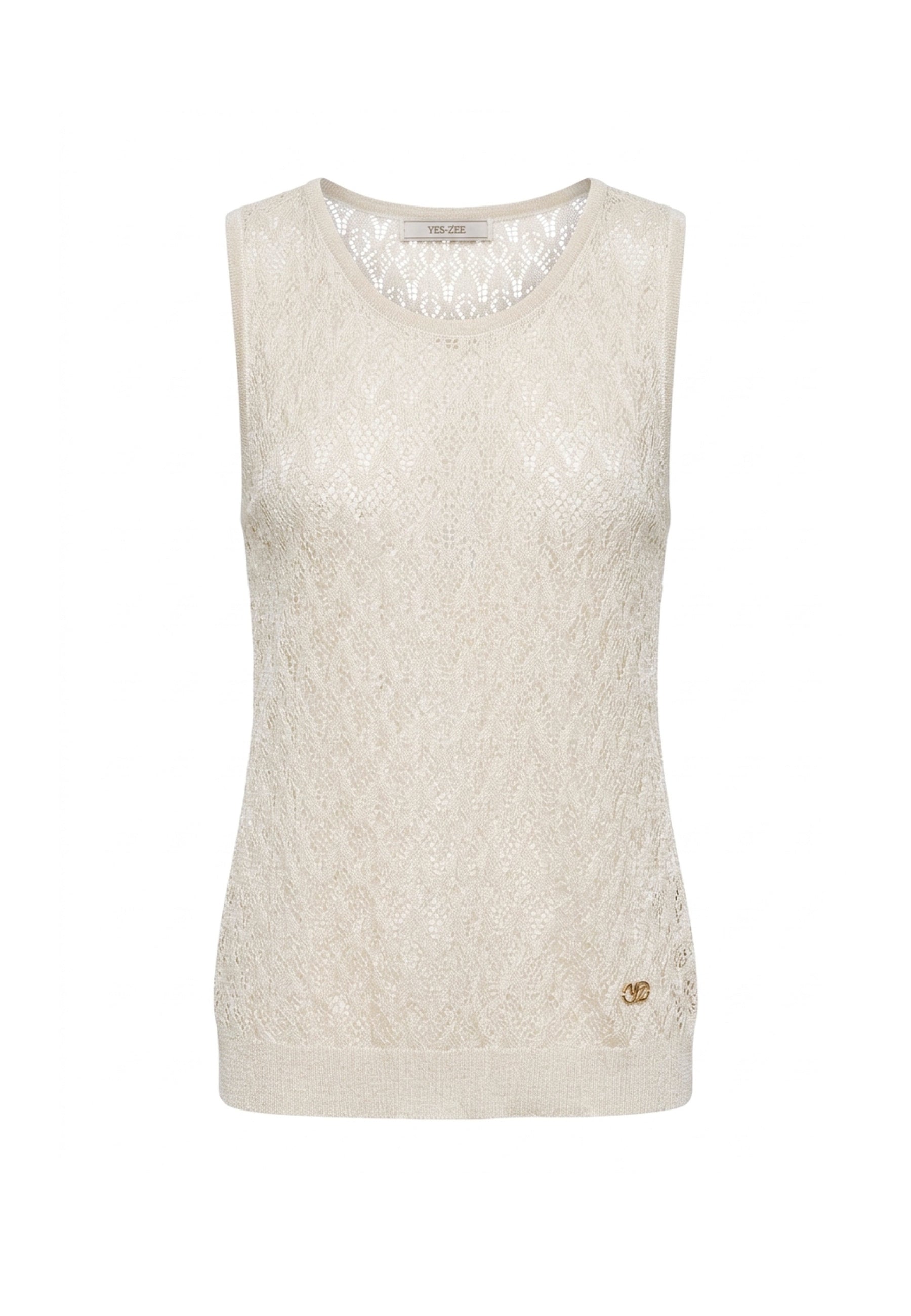 Top e canotte Bianco Yes-zee