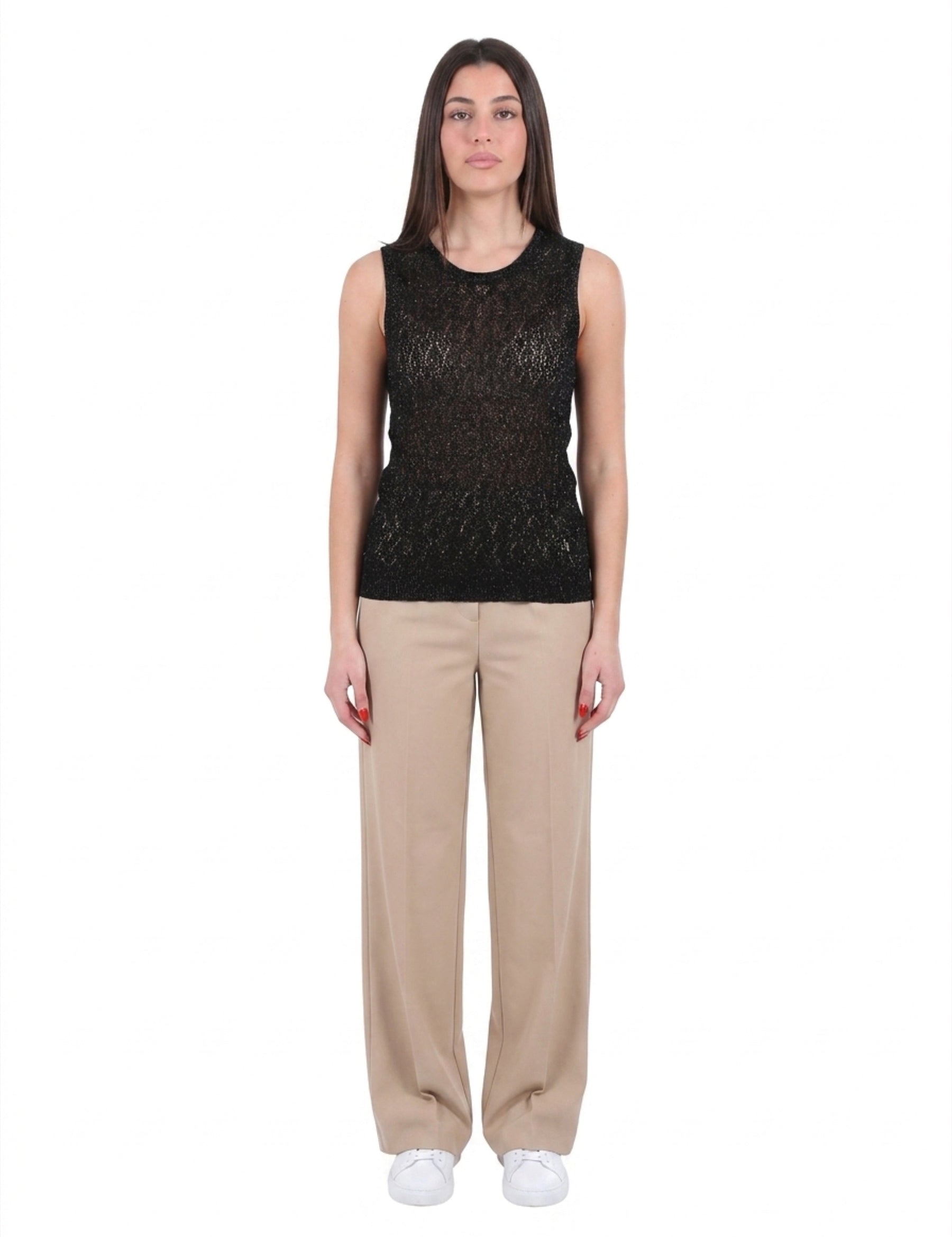 Top e canotte Nero Yes-zee