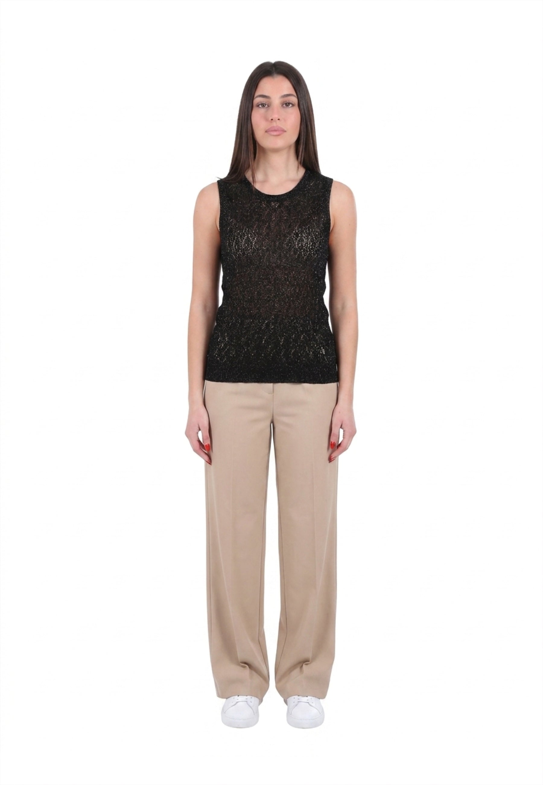 Top e canotte Nero Yes-zee