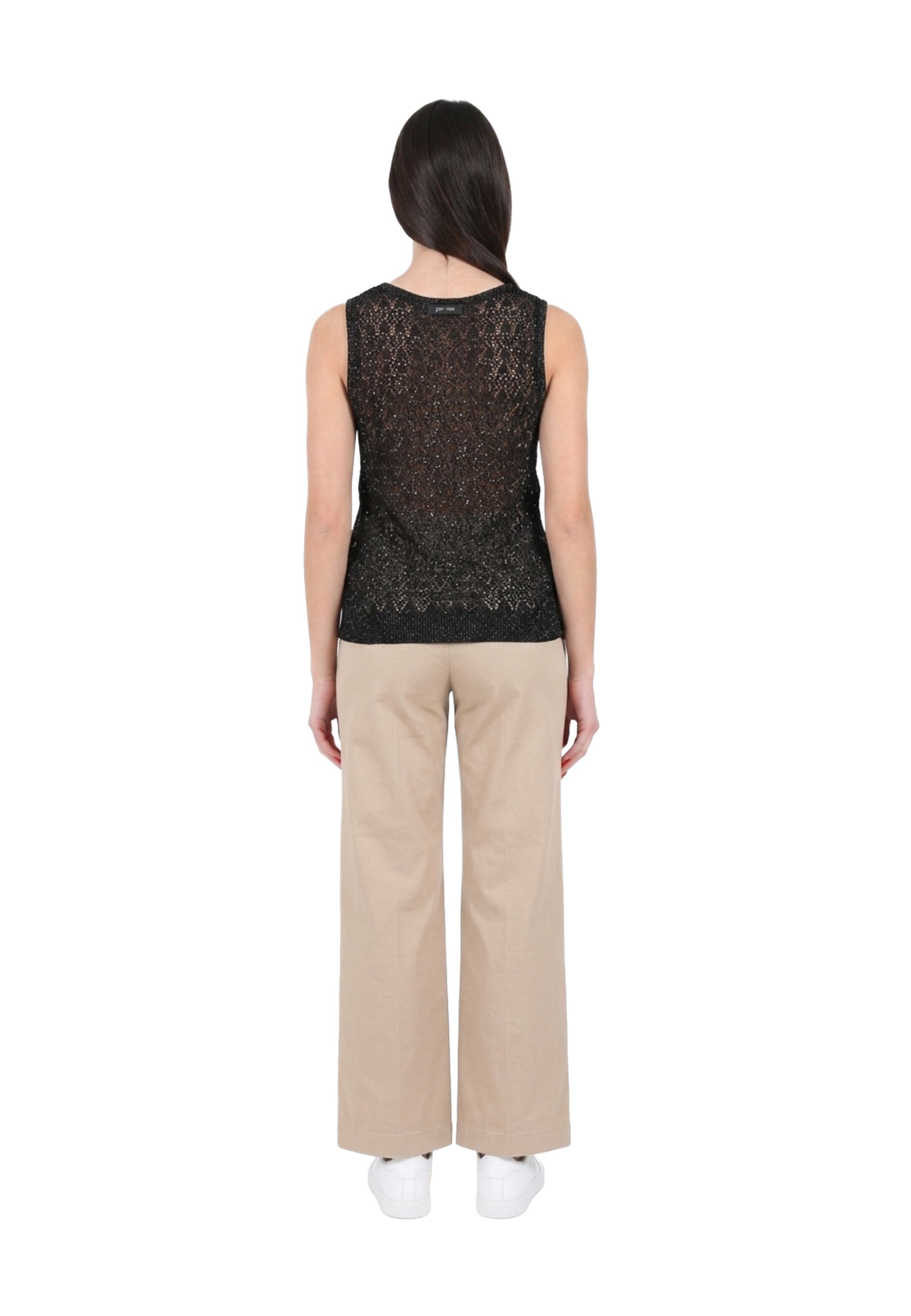 Top e canotte Nero Yes-zee