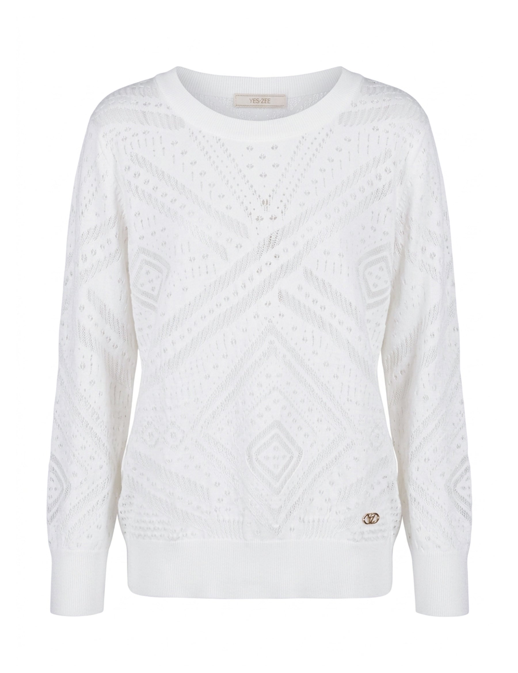 Maglioncini Bianco Yes-zee