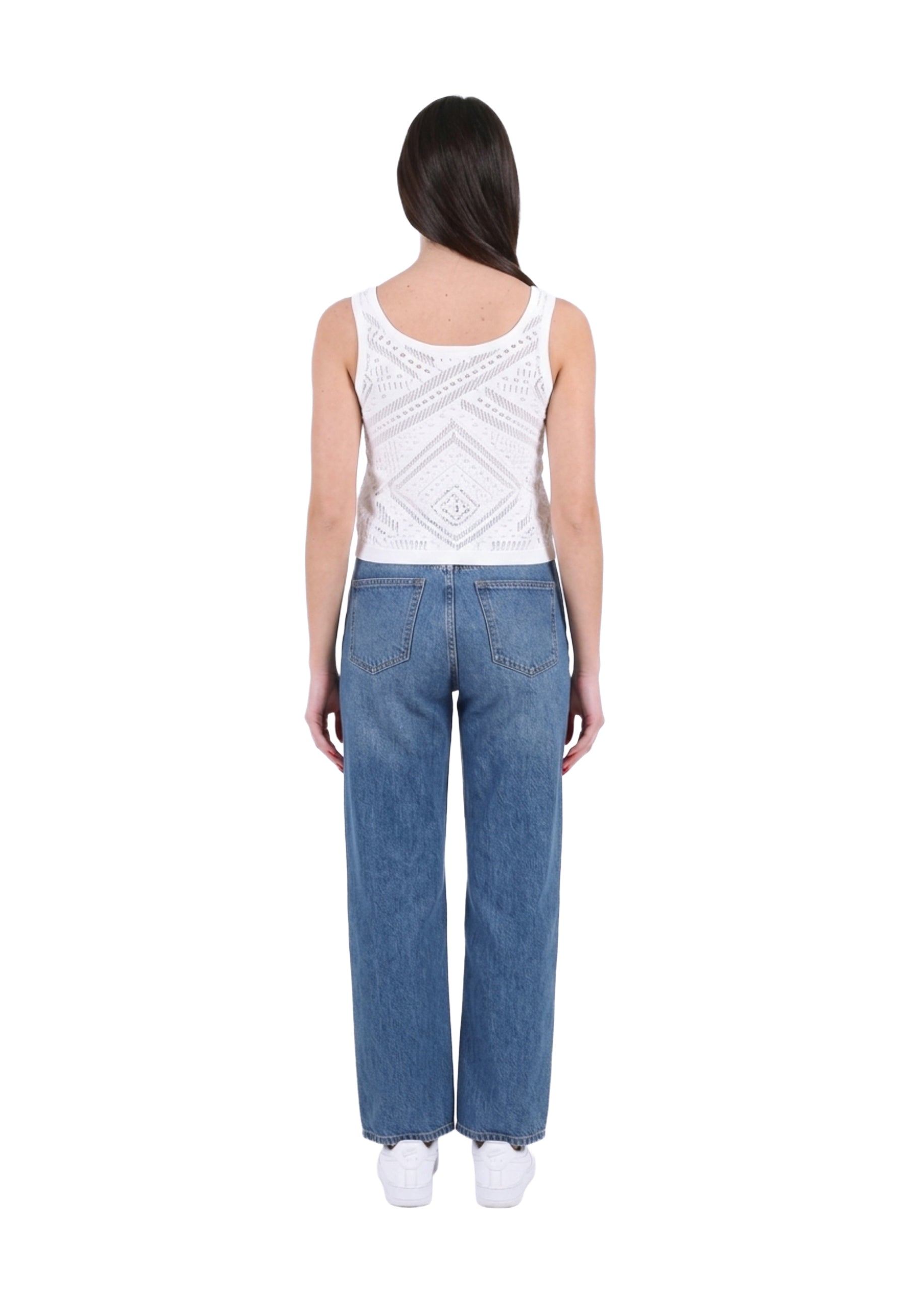 Top e canotte Bianco Yes-zee