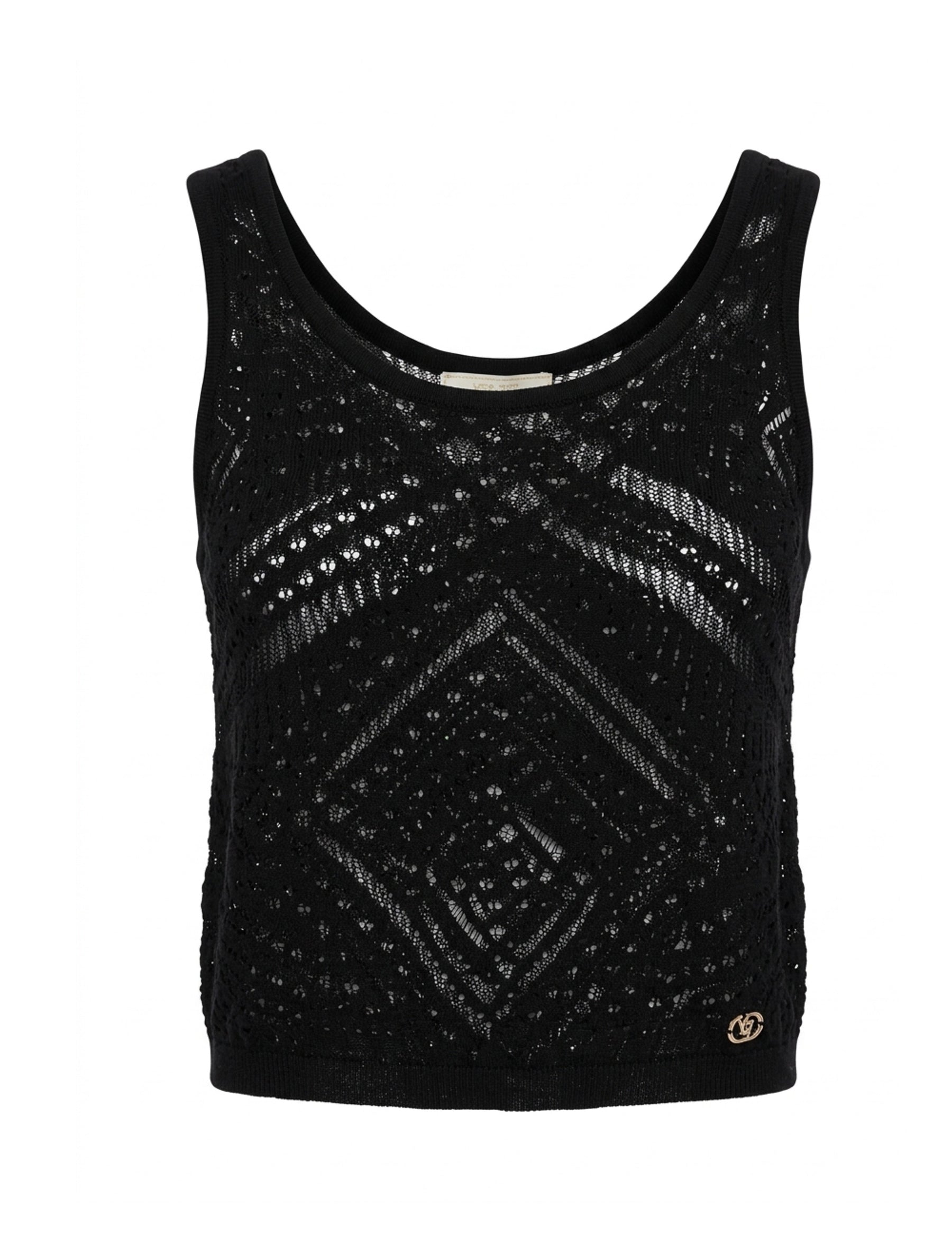 Top e canotte Nero Yes-zee