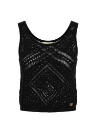 Top e canotte Nero Yes-zee