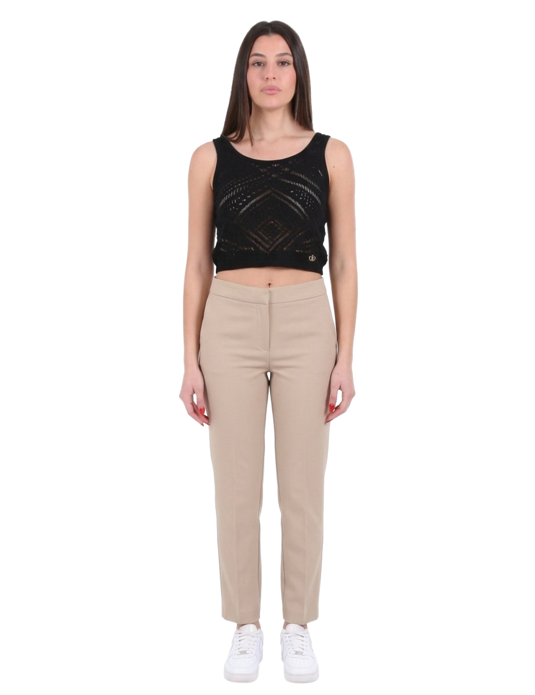 Top e canotte Nero Yes-zee