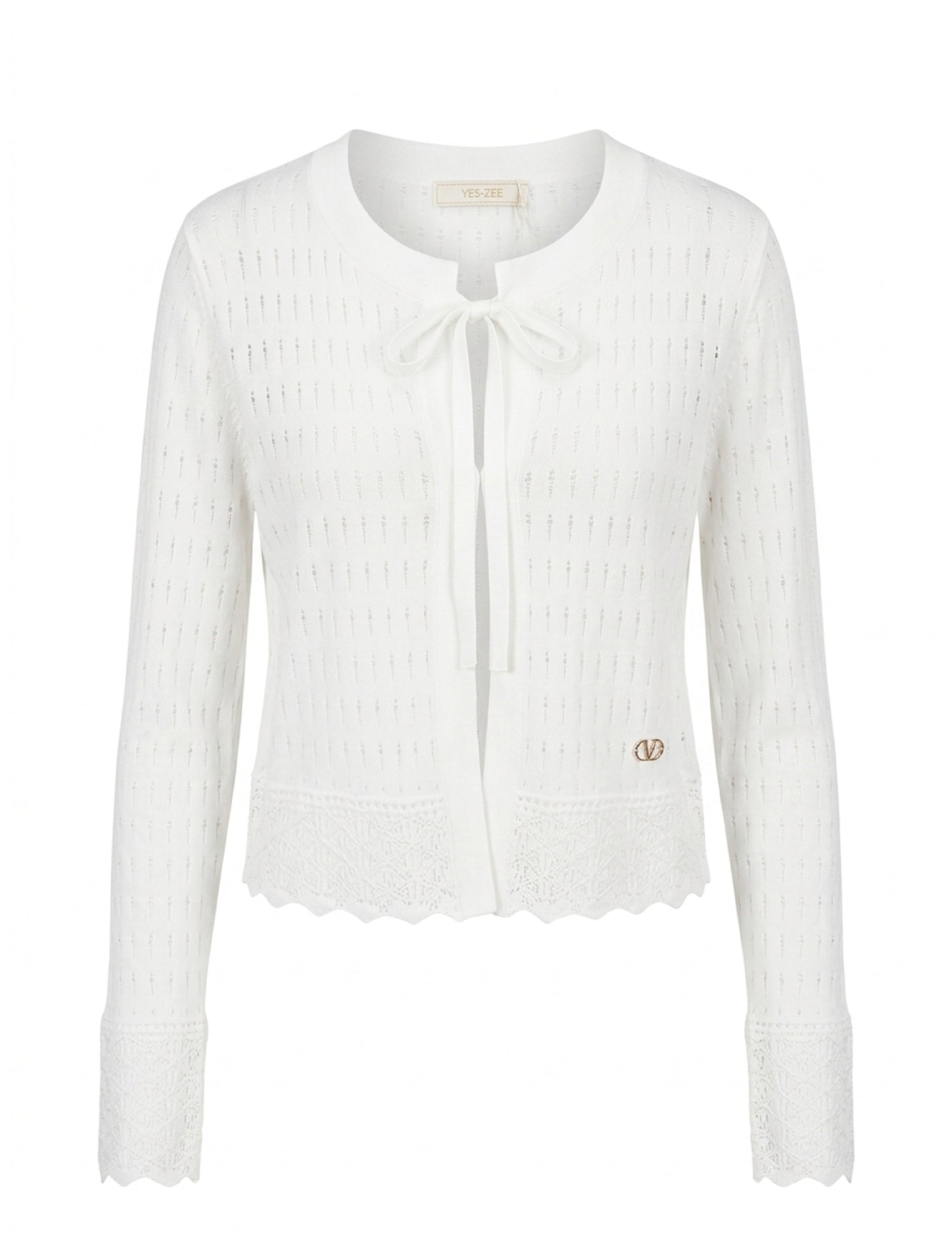 Cardigan Bianco Yes-zee