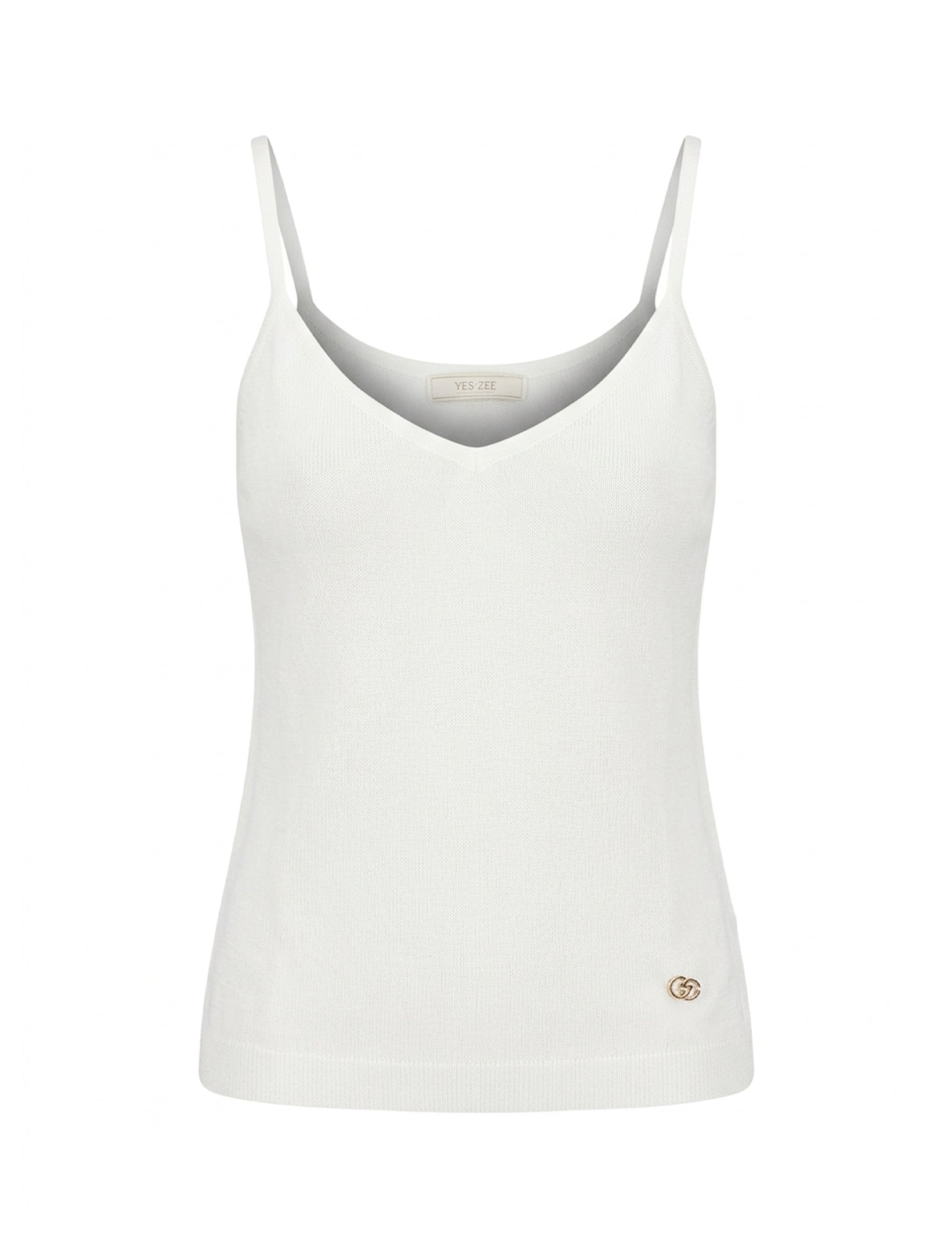 Top e canotte Bianco Yes-zee