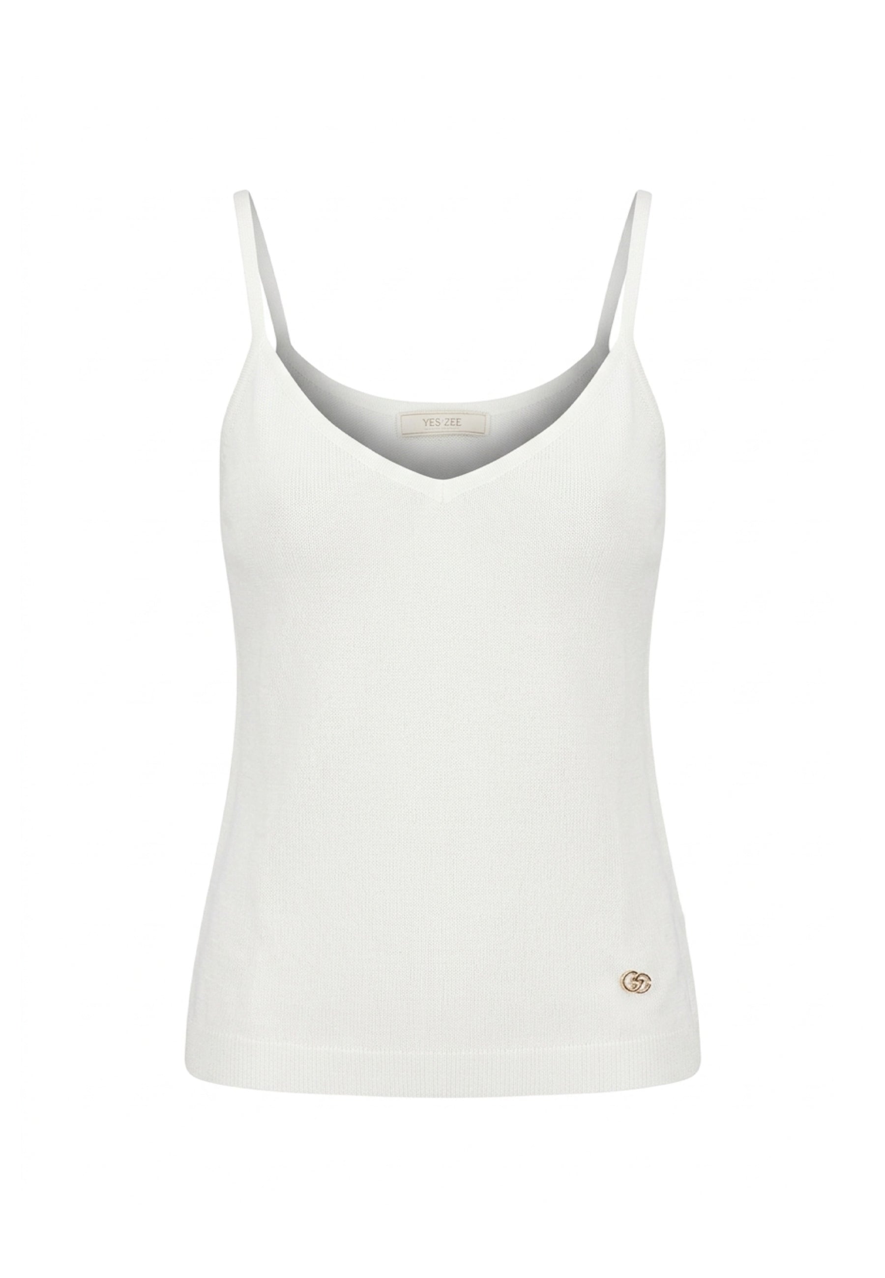 Top e canotte Bianco Yes-zee