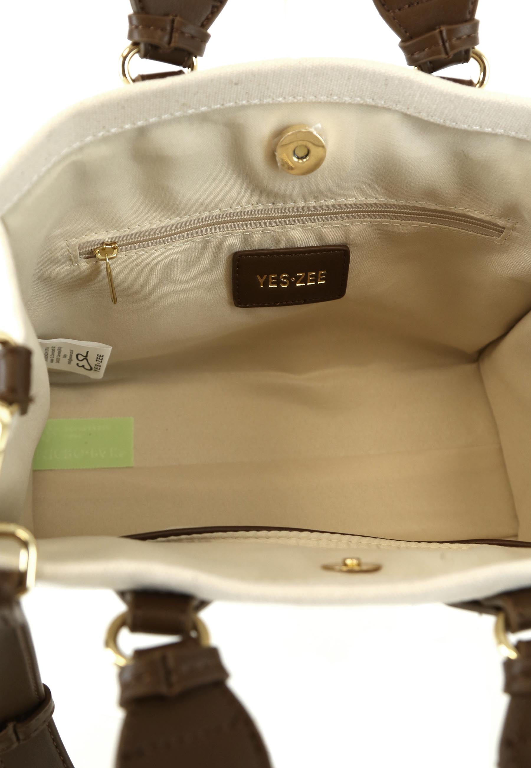 Borse a mano Beige Yes-zee