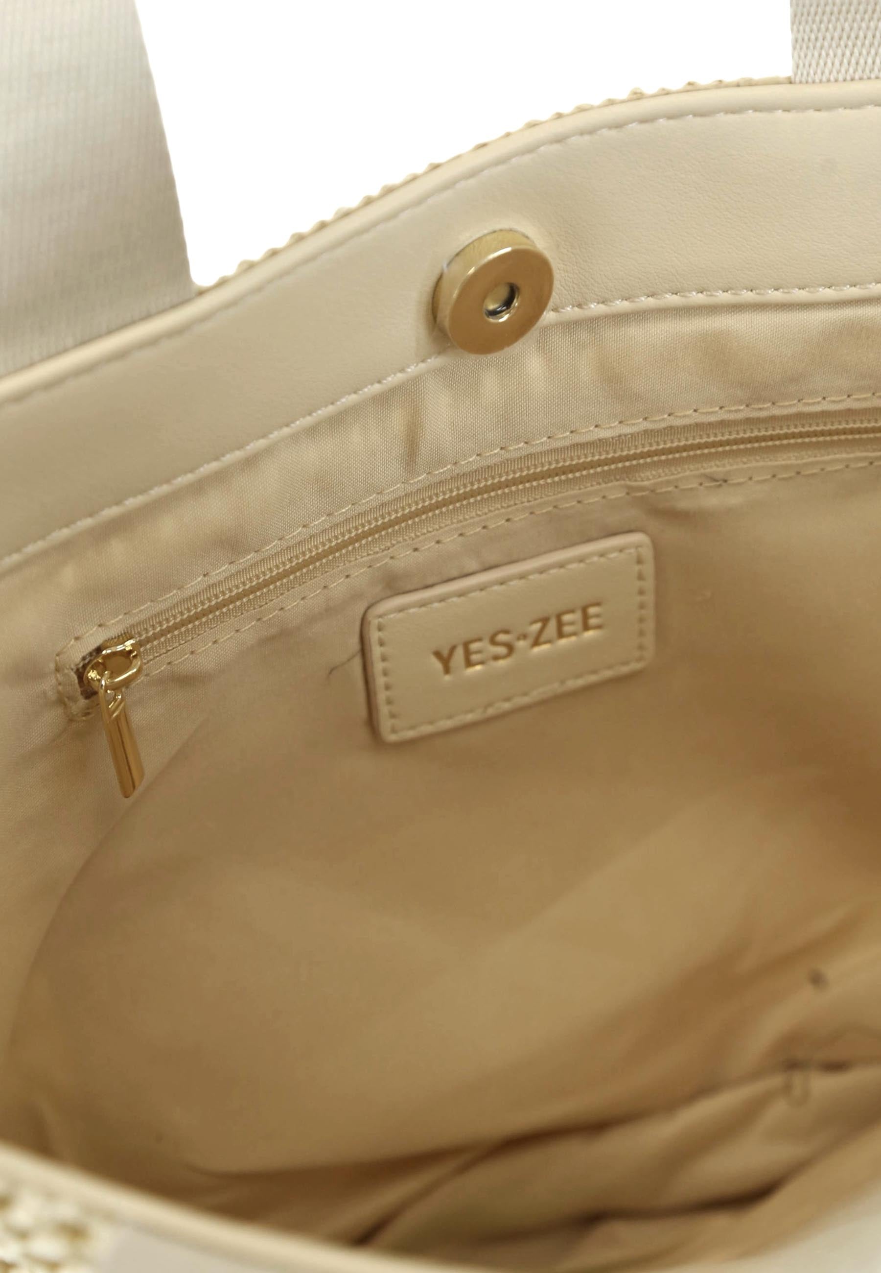 Borse a mano Beige Yes-zee