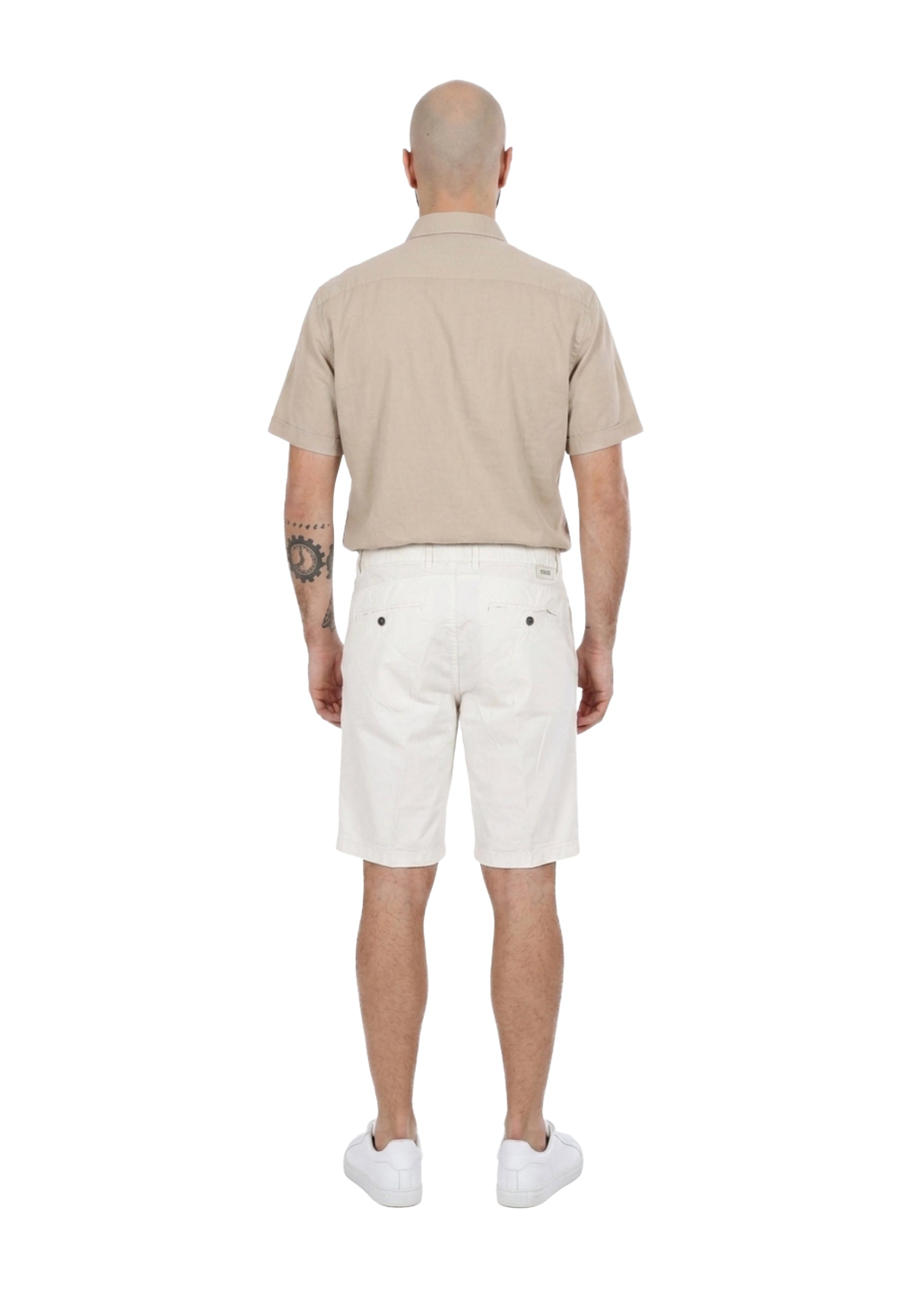 Bermuda Bianco Marrone Yes-zee
