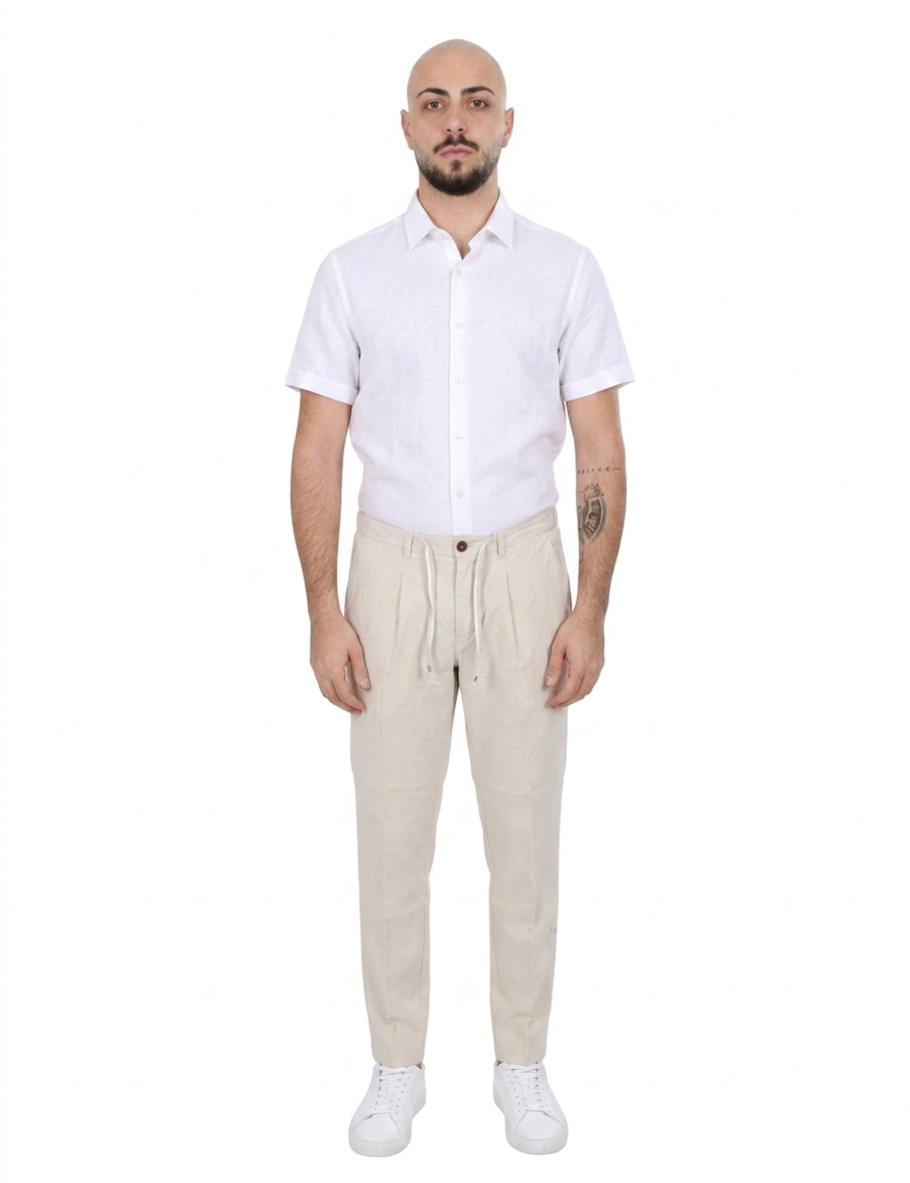 Pantaloni Beige Yes-zee