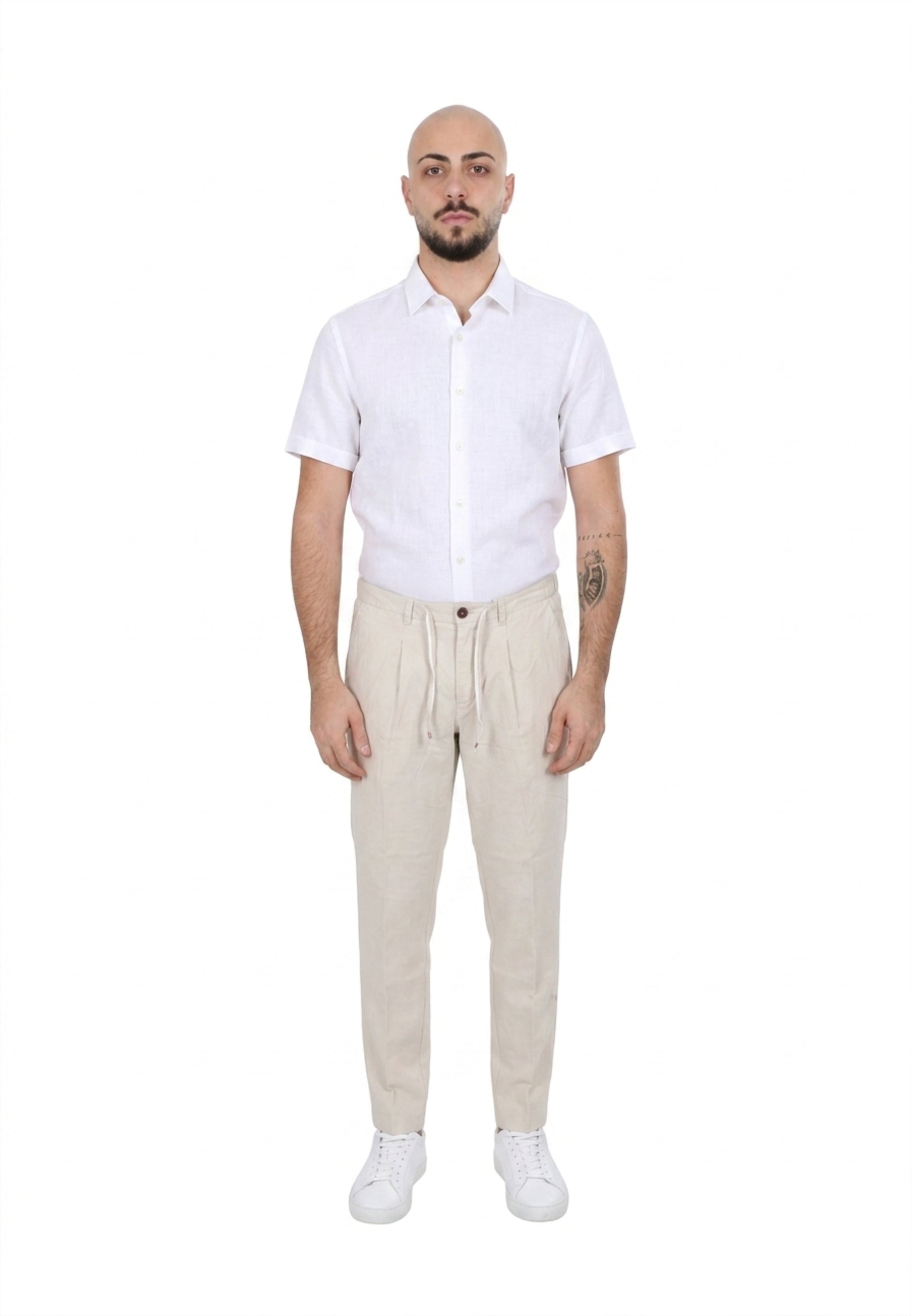 Pantaloni Beige Yes-zee
